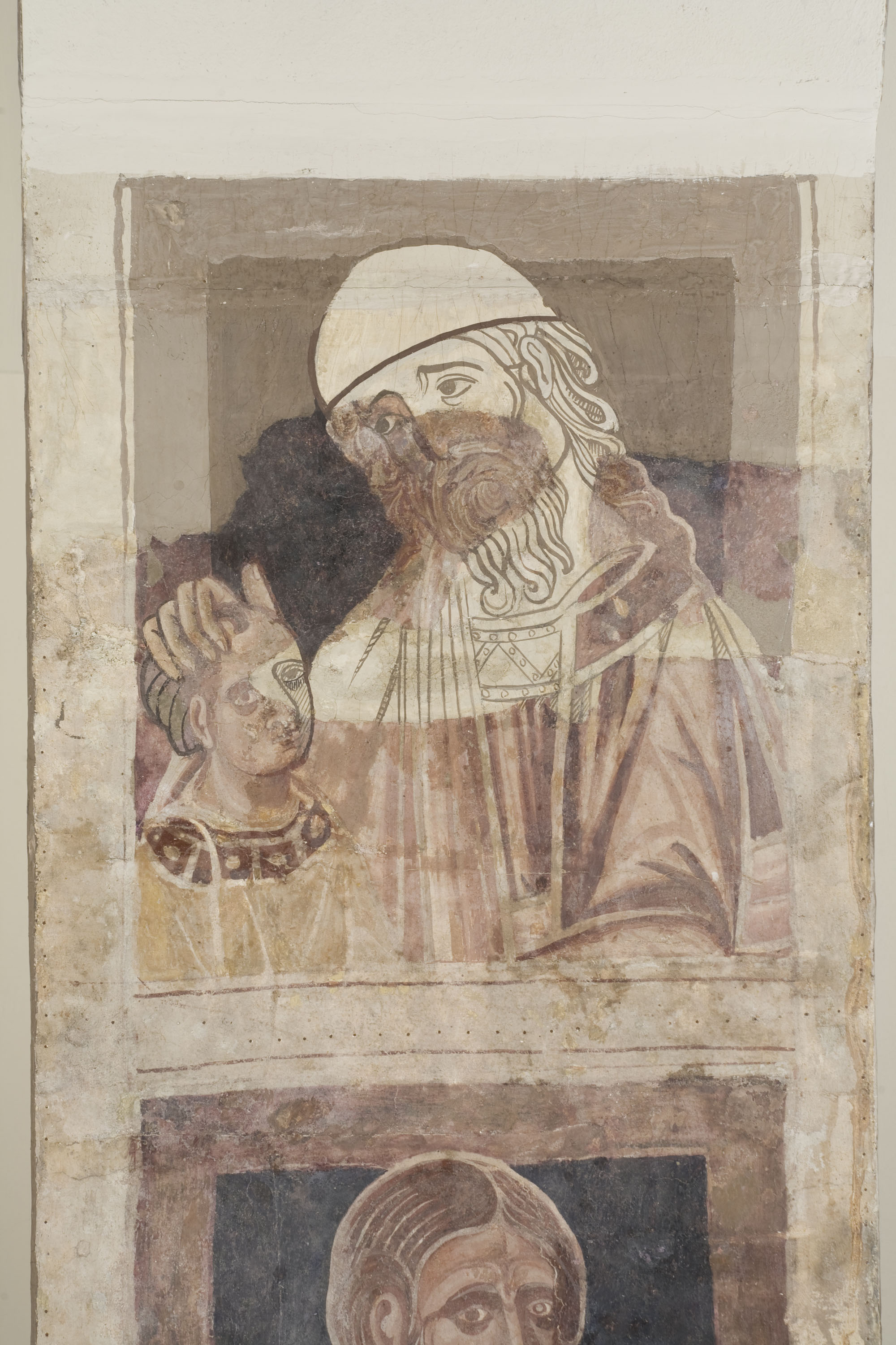 image for: Mestre de la sala capitular de Sixena - D'Abihud a Eleazar de la genealogia de Crist segons Mateu, de la sala capitular de Sixena - Entre 1196-1208 [1]