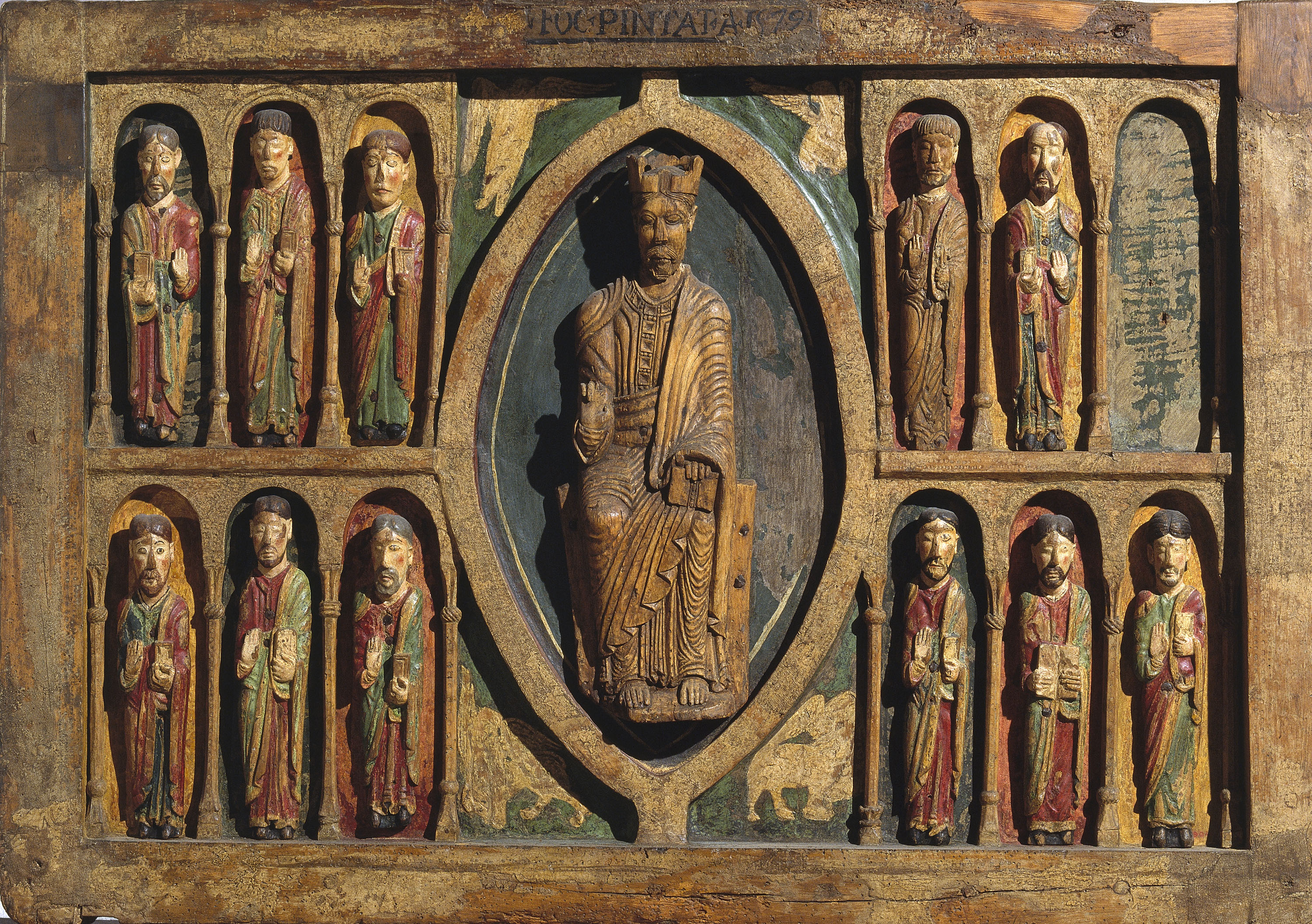 image for: Anònim - Frontal d'altar de Santa Maria de Taüll - Cap a 1200 (repintat el 1579)