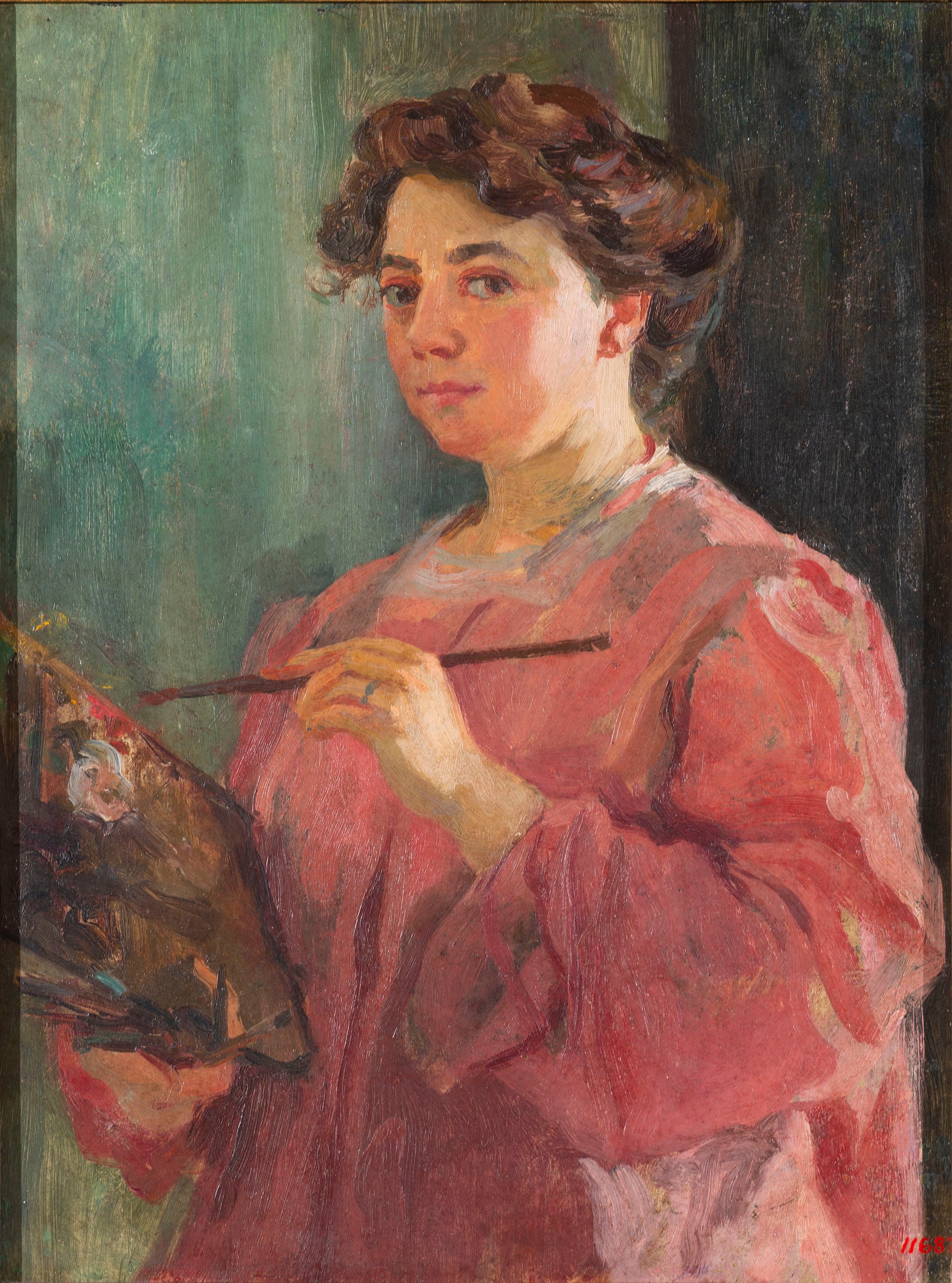 image for: Lluïsa Vidal - Autoretrat - Cap a 1899