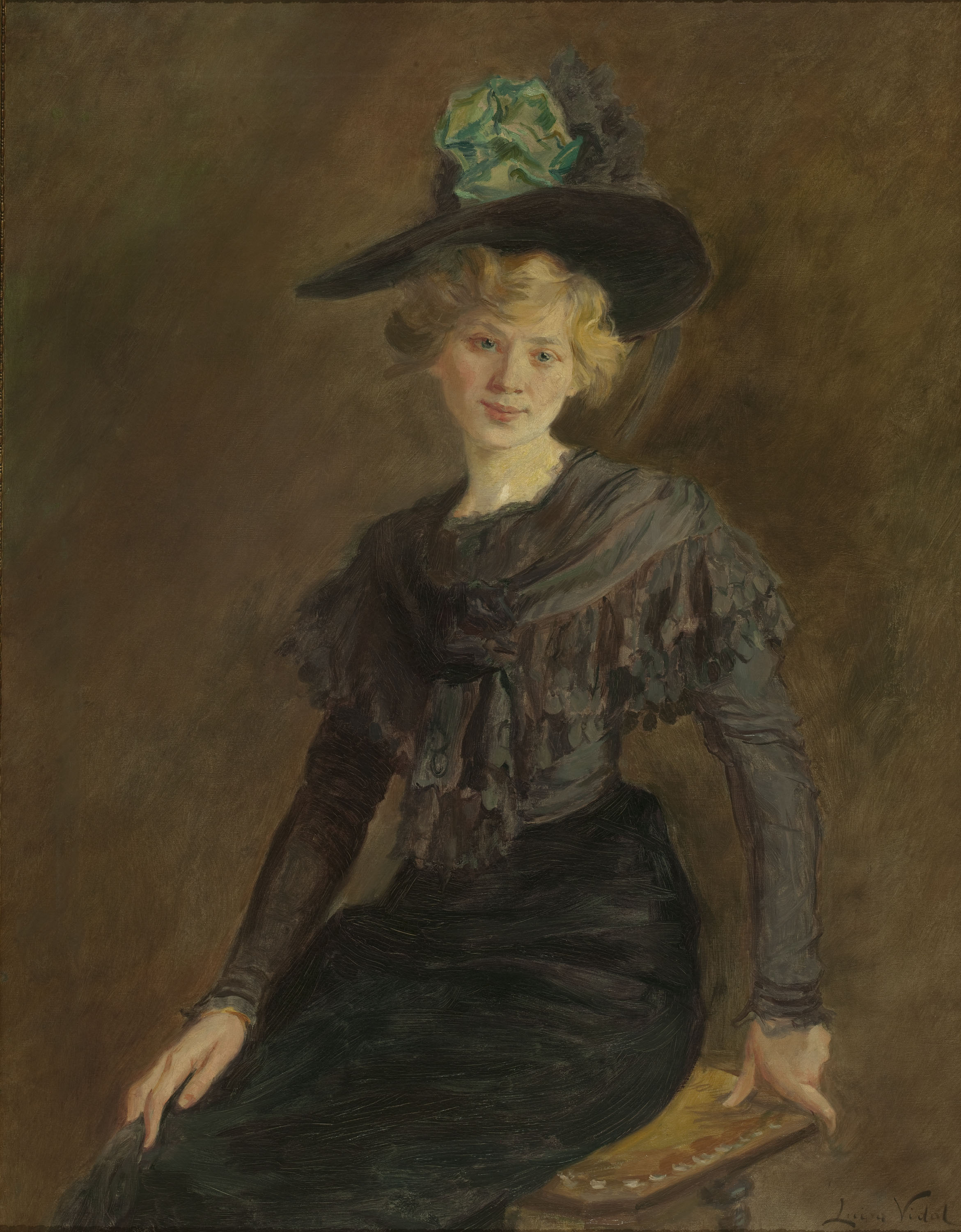 image for: Lluïsa Vidal - Retrat de Carlota Vidal - Cap a 1906