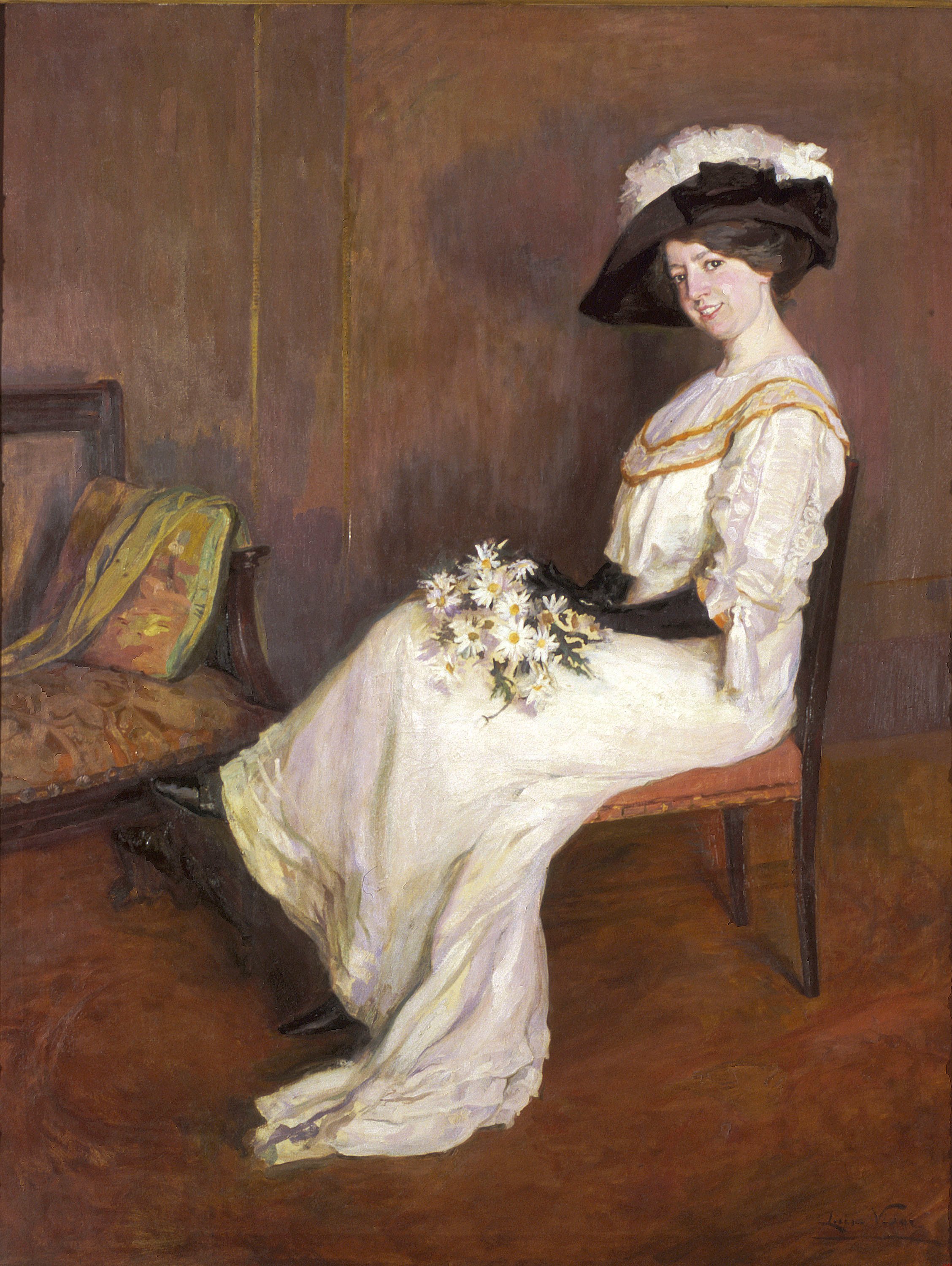image for: Lluïsa Vidal - Retrat de Marta Vidal Puig - Cap a 1907-1911