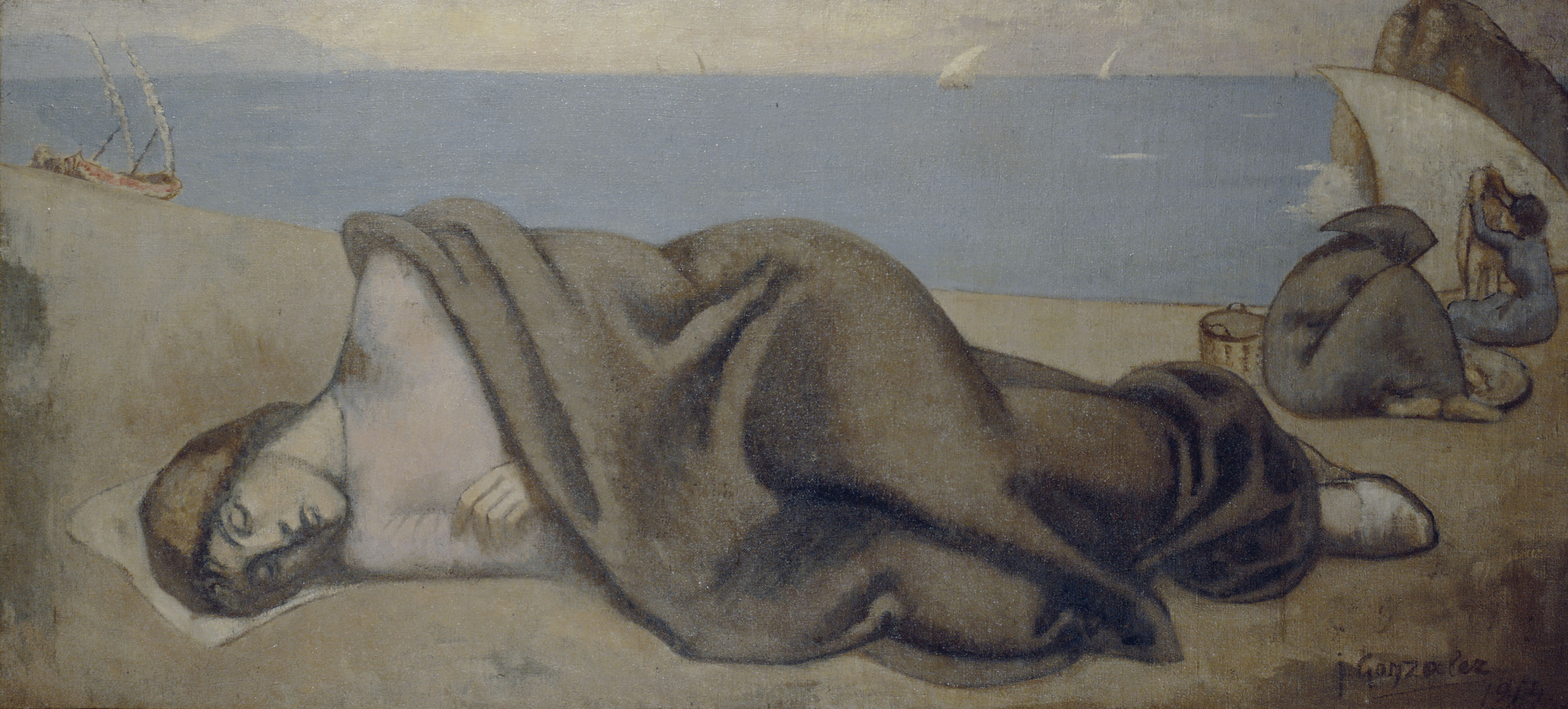 image for: Juli González - Noia adormida a la platja - 1914