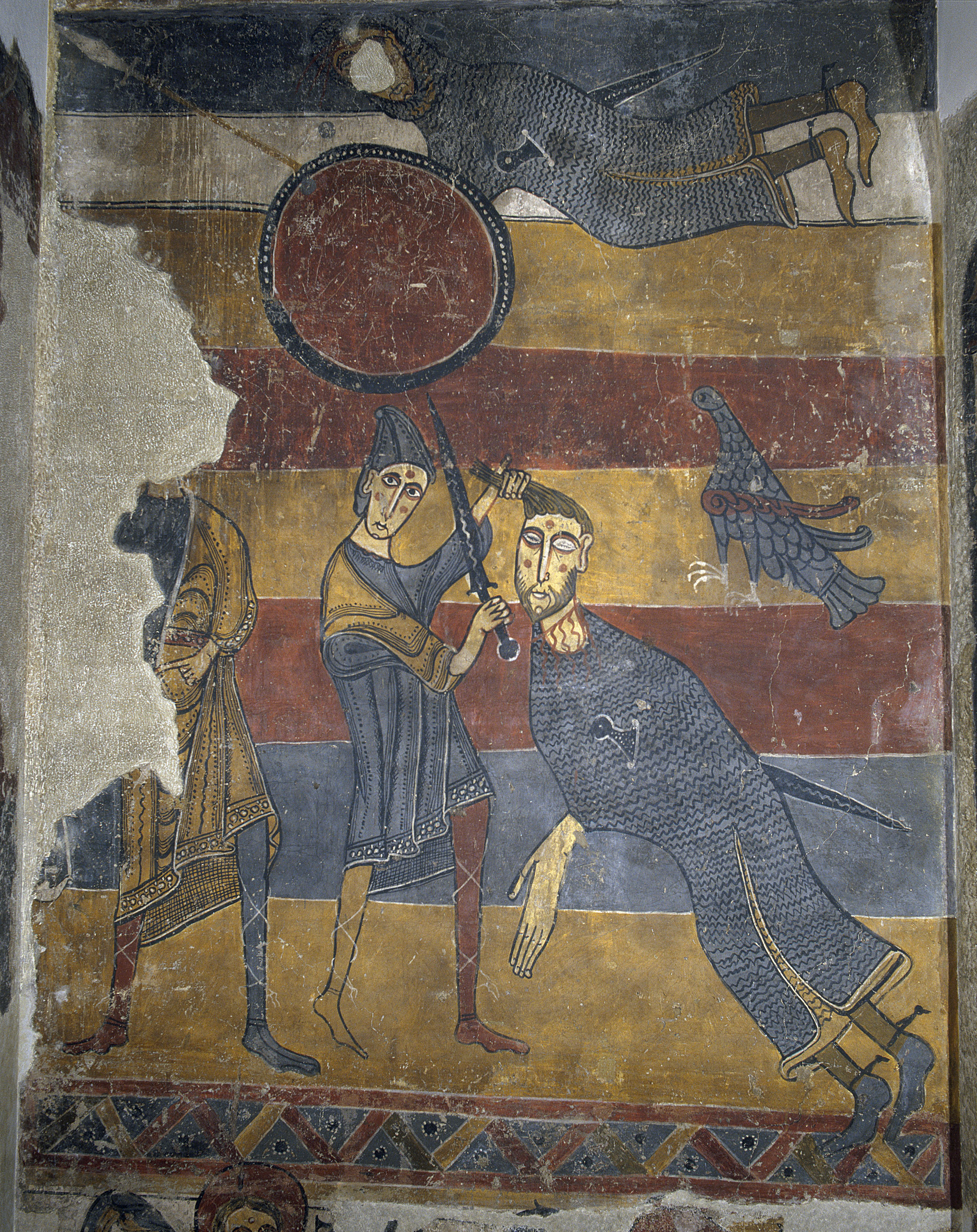 image for: Mestre del Judici Final - Lluita de David i Goliat i altres escenes de Santa Maria de Taüll - Després de 1123