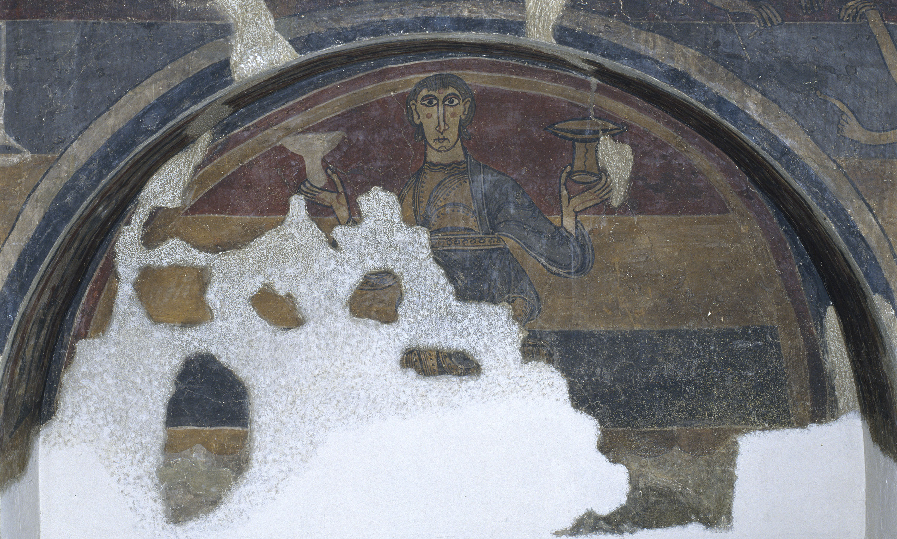 image for: Mestre del Judici Final - Home amb dues copes de Santa Maria de Taüll - Després de 1123