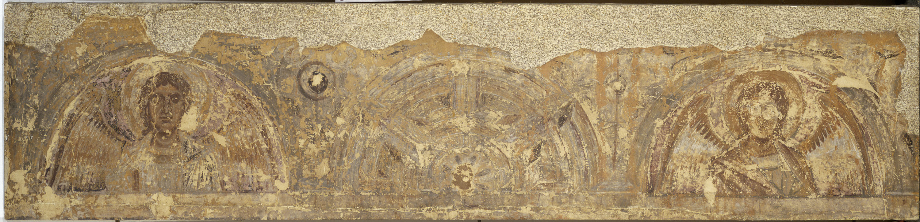 image for: Mestre de la sala capitular de Sixena - Fris amb àngels i laberint, de la sala capitular de Sixena - Entre 1196-1208