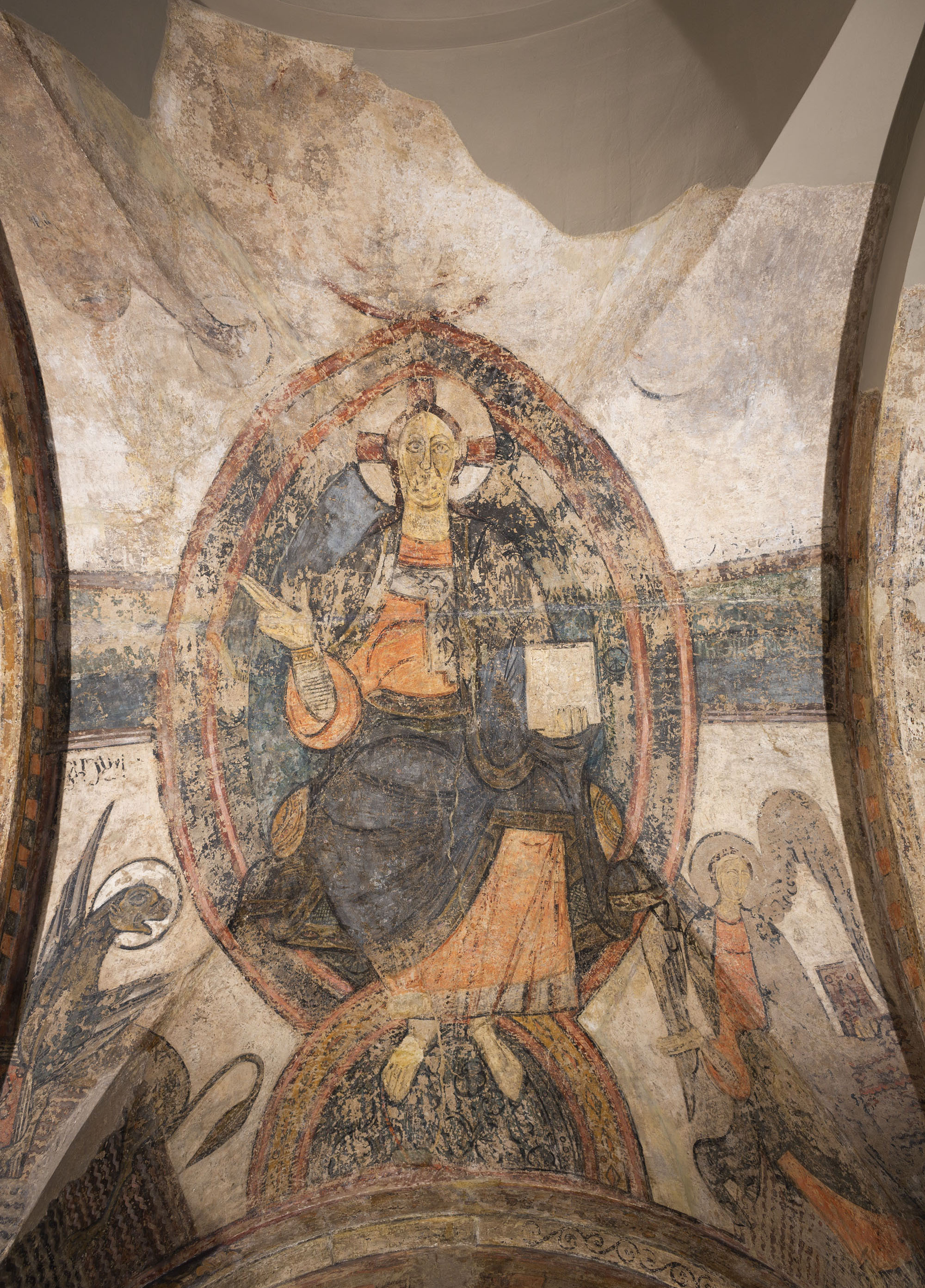 Anònim. Catalunya - Maiestas Domini i Tetramorf de Cardona - Cap a 1200 image for: Anònim. Catalunya - Maiestas Domini i Tetramorf de Cardona - Cap a 1200