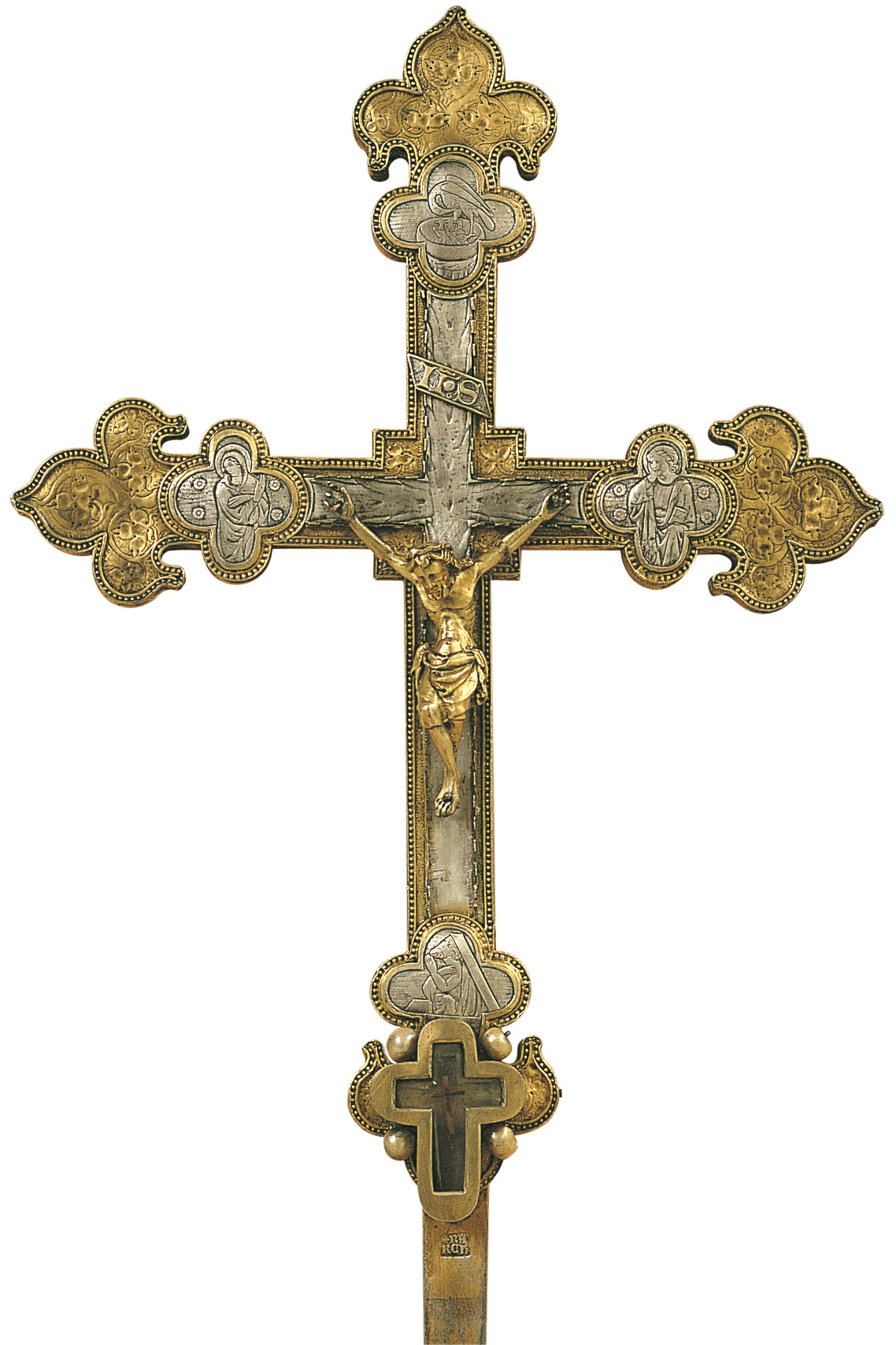image for: Anònim. Catalunya. Barcelona - Creu reliquiari del fust de la Veracreu - Segona meitat del segle XIV