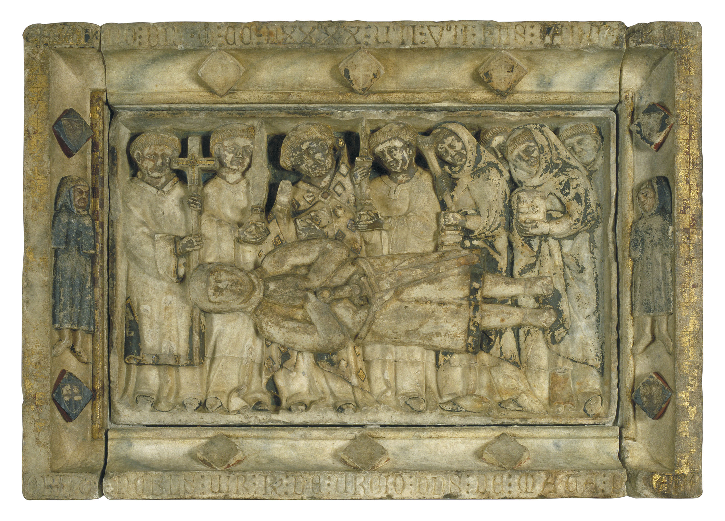 image for: Anònim. Catalunya - Làpida sepulcral de Ramon d'Urtx (mort el 1297) - Últim quart del segle XIII