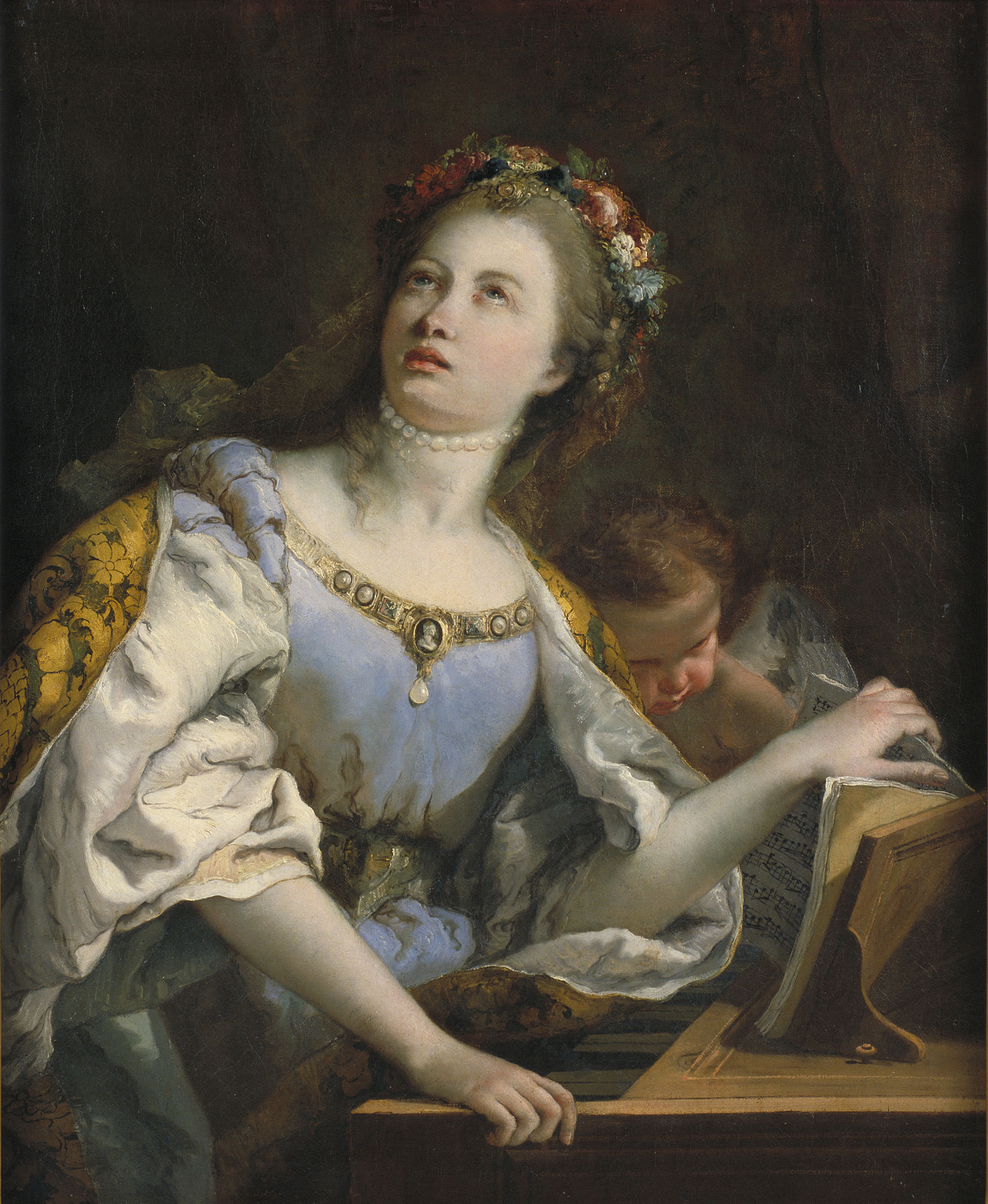 image for: Giambattista Tiepolo - Santa Cecília - 1750-1760