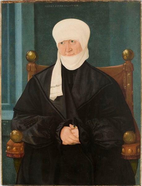 image for: Hans Mielich - Retrat d'una dona de 57 anys - 1539