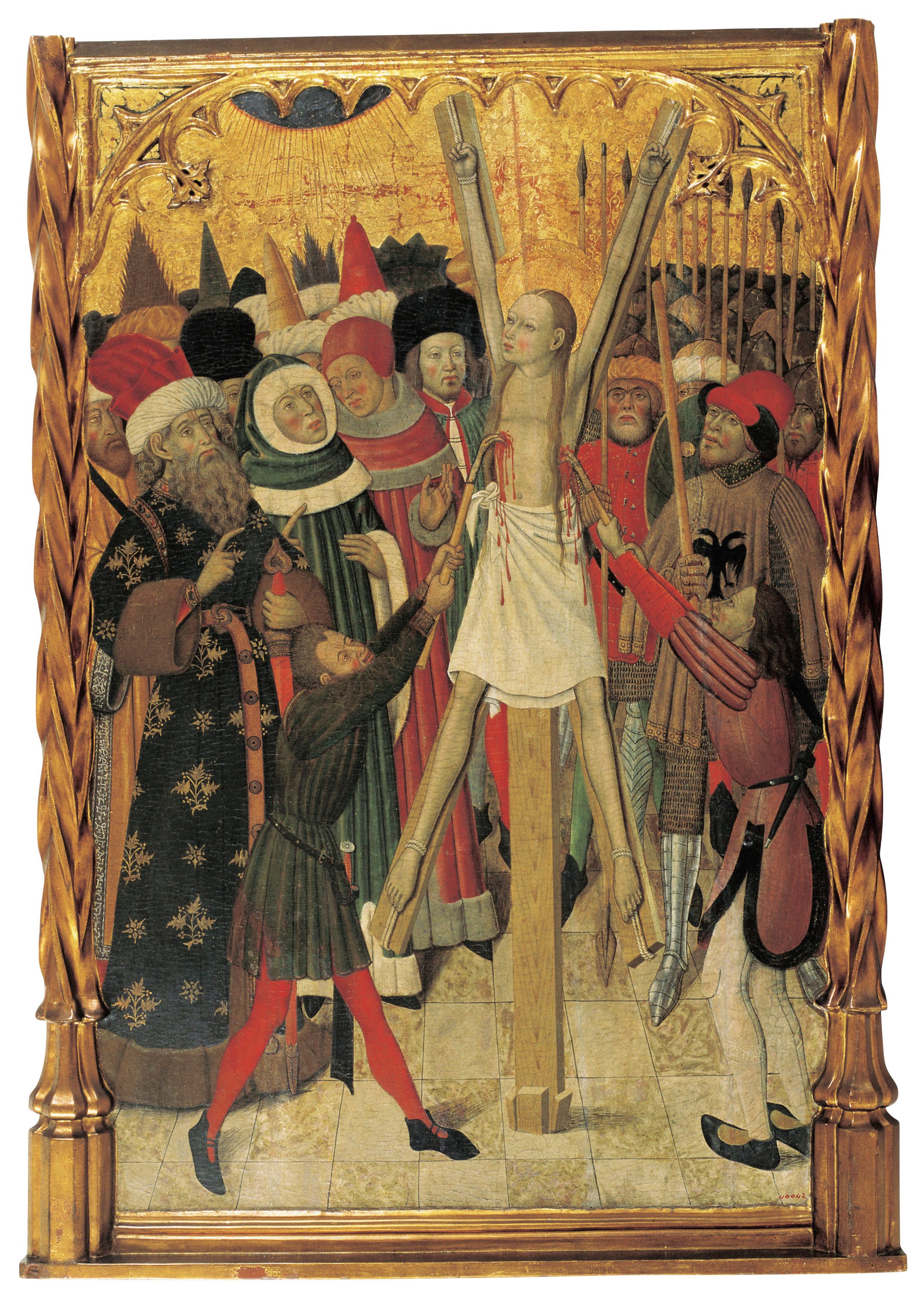 image for: Bernat Martorell - Martiri de santa Eulàlia - Cap a 1442-1445
