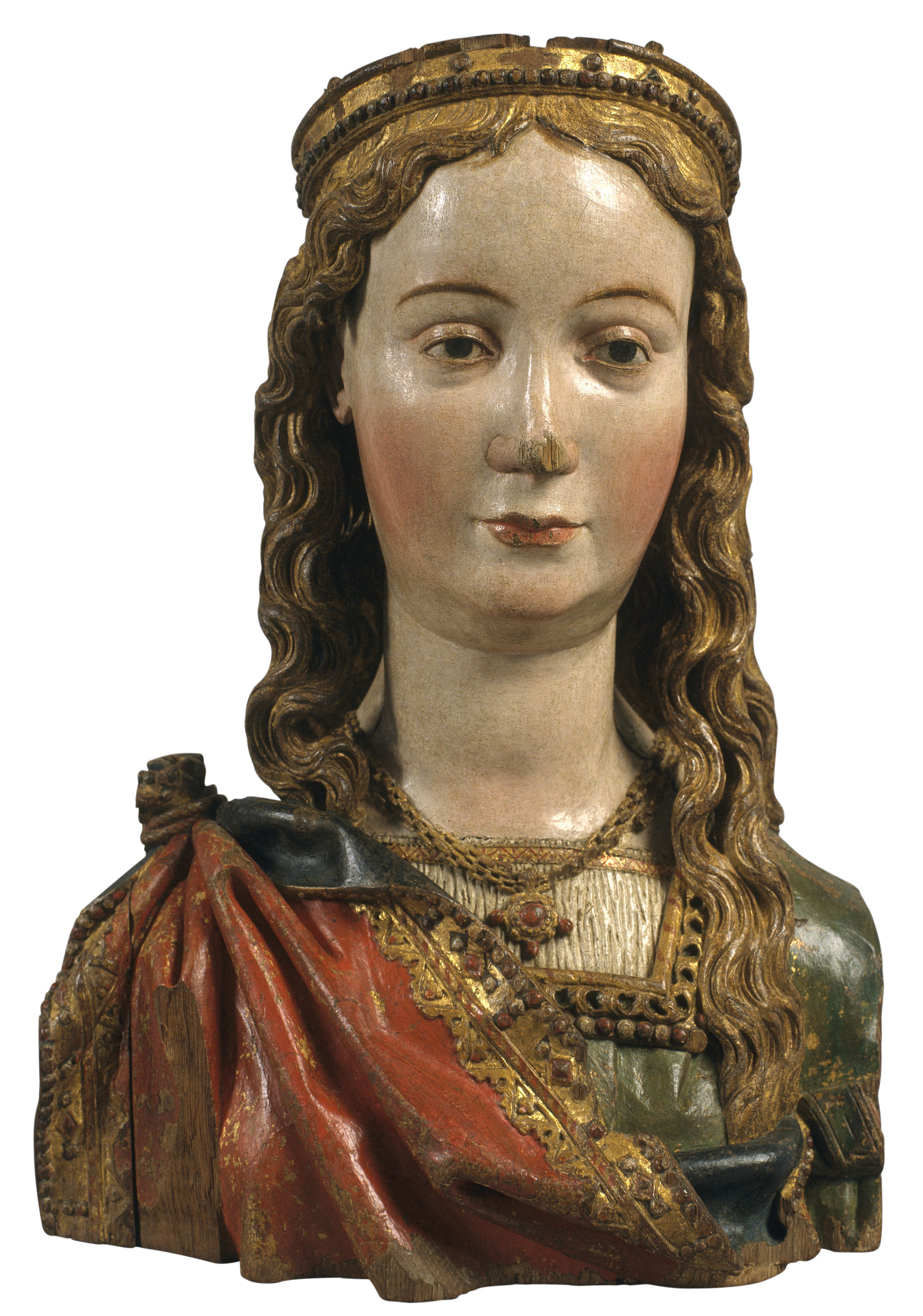 image for: Pasquier Borman - Bust reliquiari d'una santa verge - Entre 1520-1530
