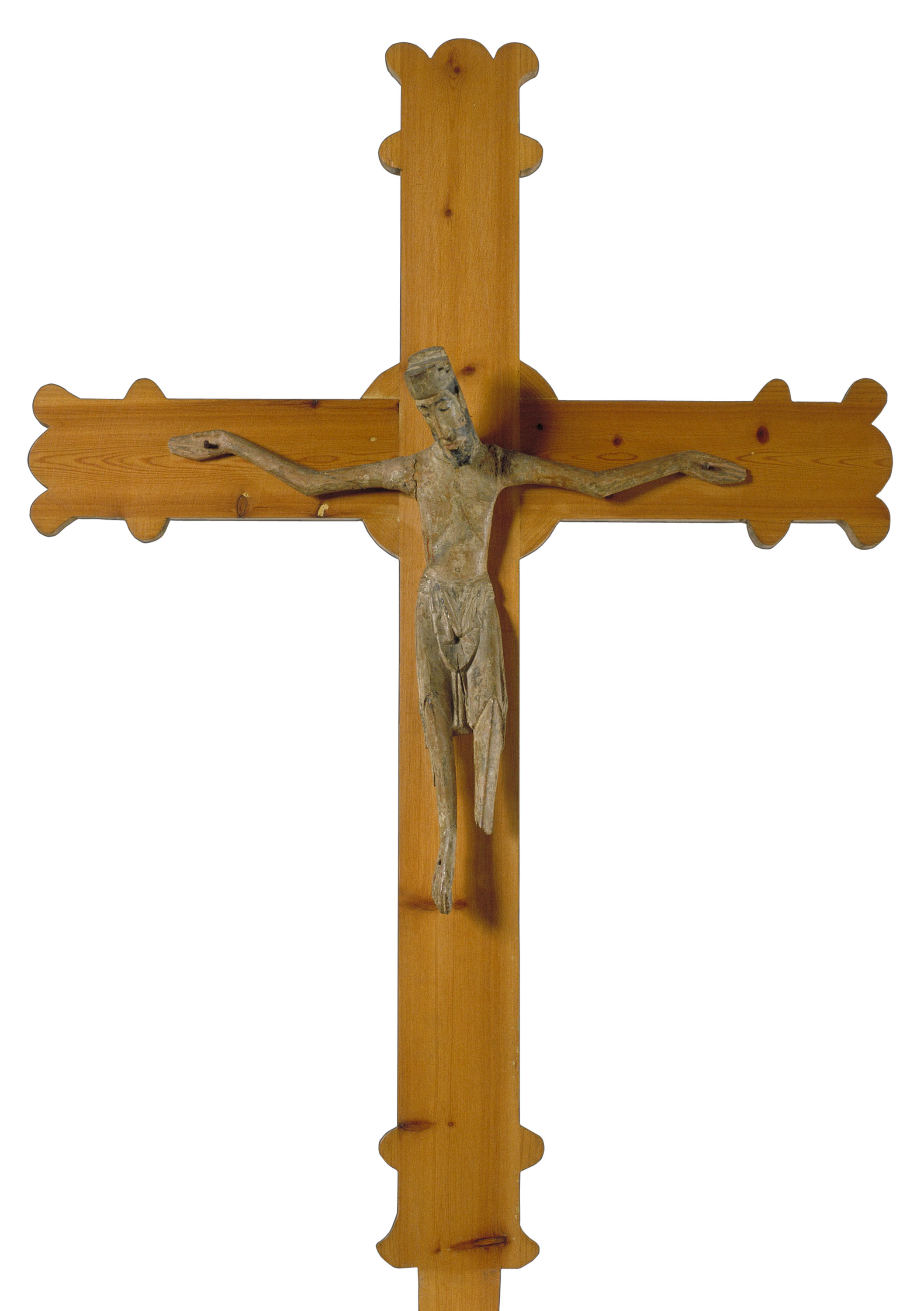 image for: Anònim - Crist de Santa Maria de Taüll - Segle XII (creu actual moderna)