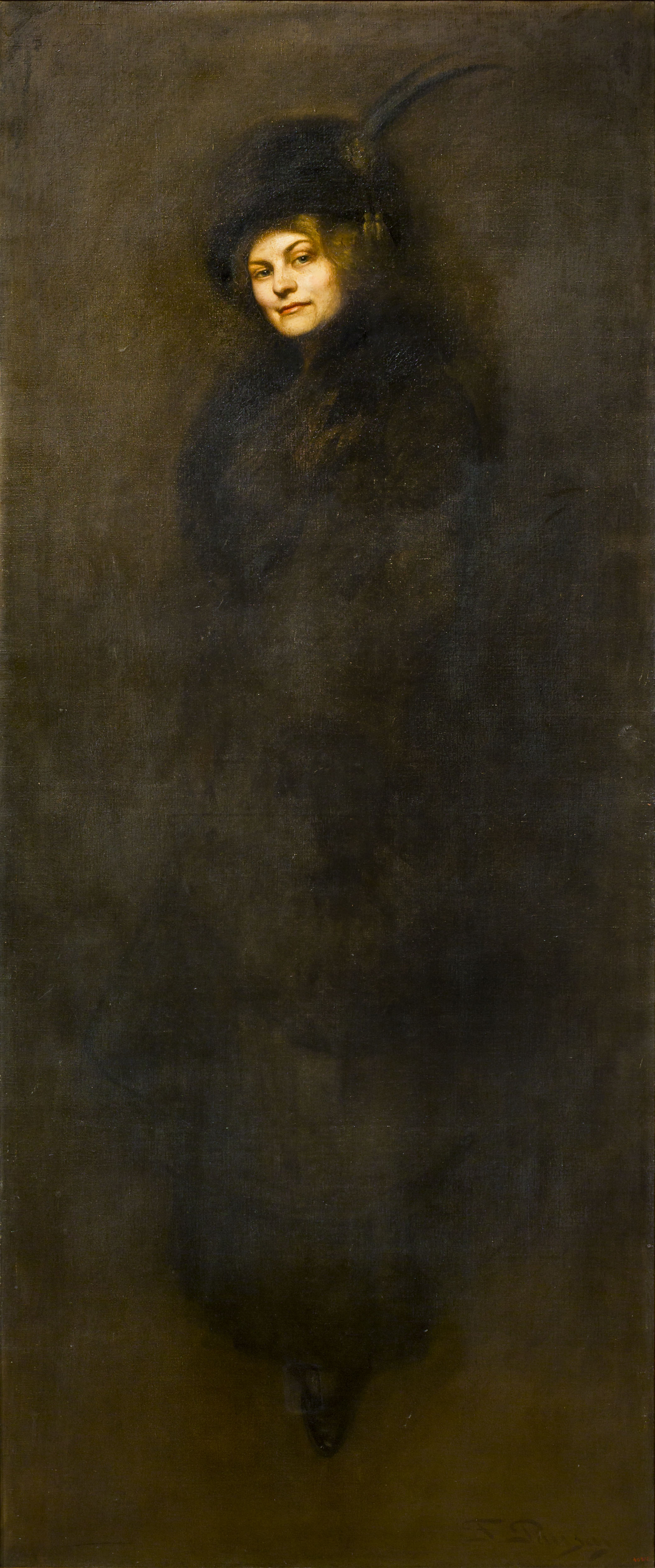 image for: Francesc Pausas - Retrat de Maria Sampere, dona del pintor - 1911