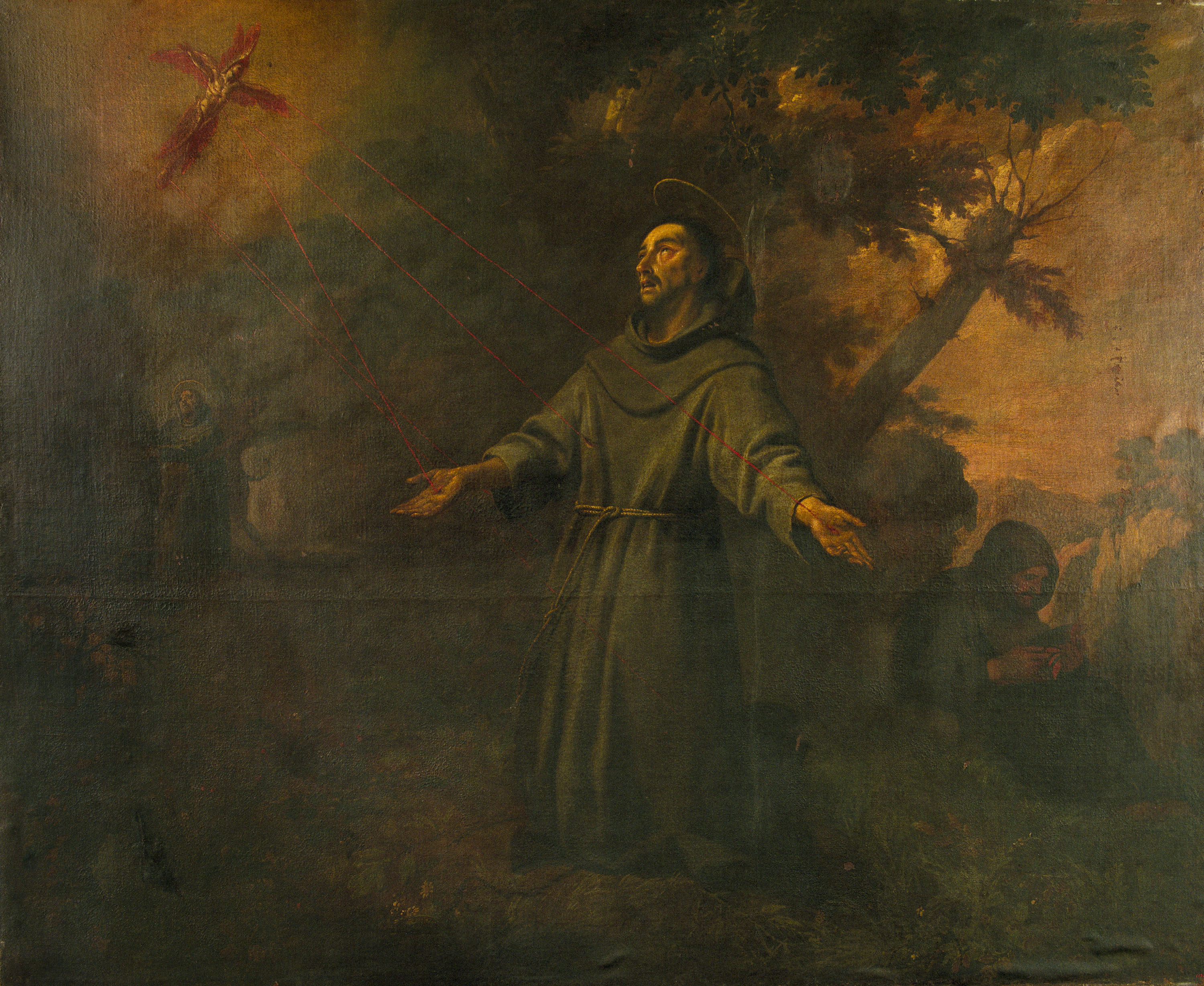 image for: Antoni Viladomat - Sant Francesc rep els estigmes - Cap a 1729-1733
