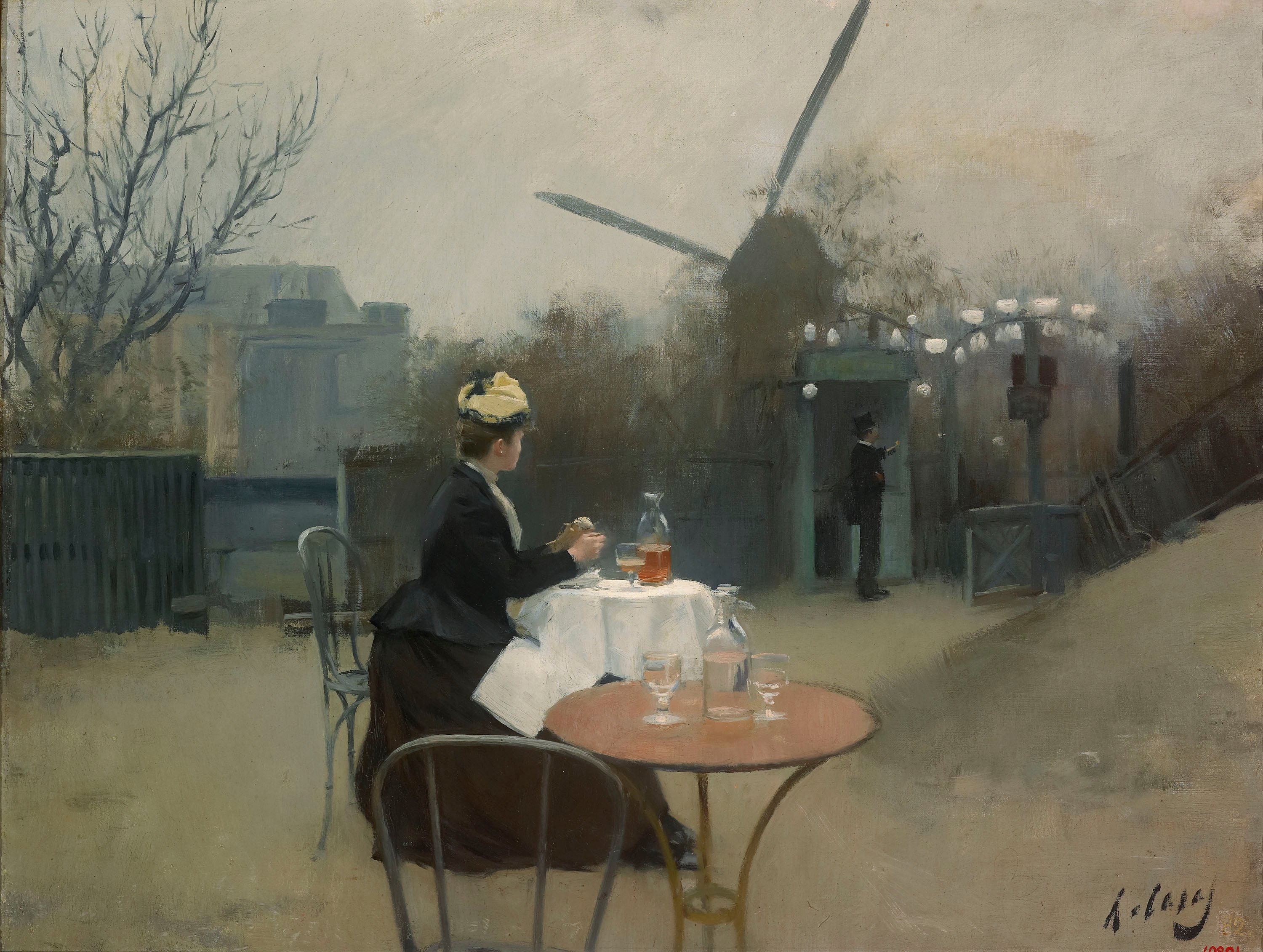 Ramon Casas - Plein air - París, cap a 1890-1891 image for: Ramon Casas - Plein air - París, cap a 1890-1891