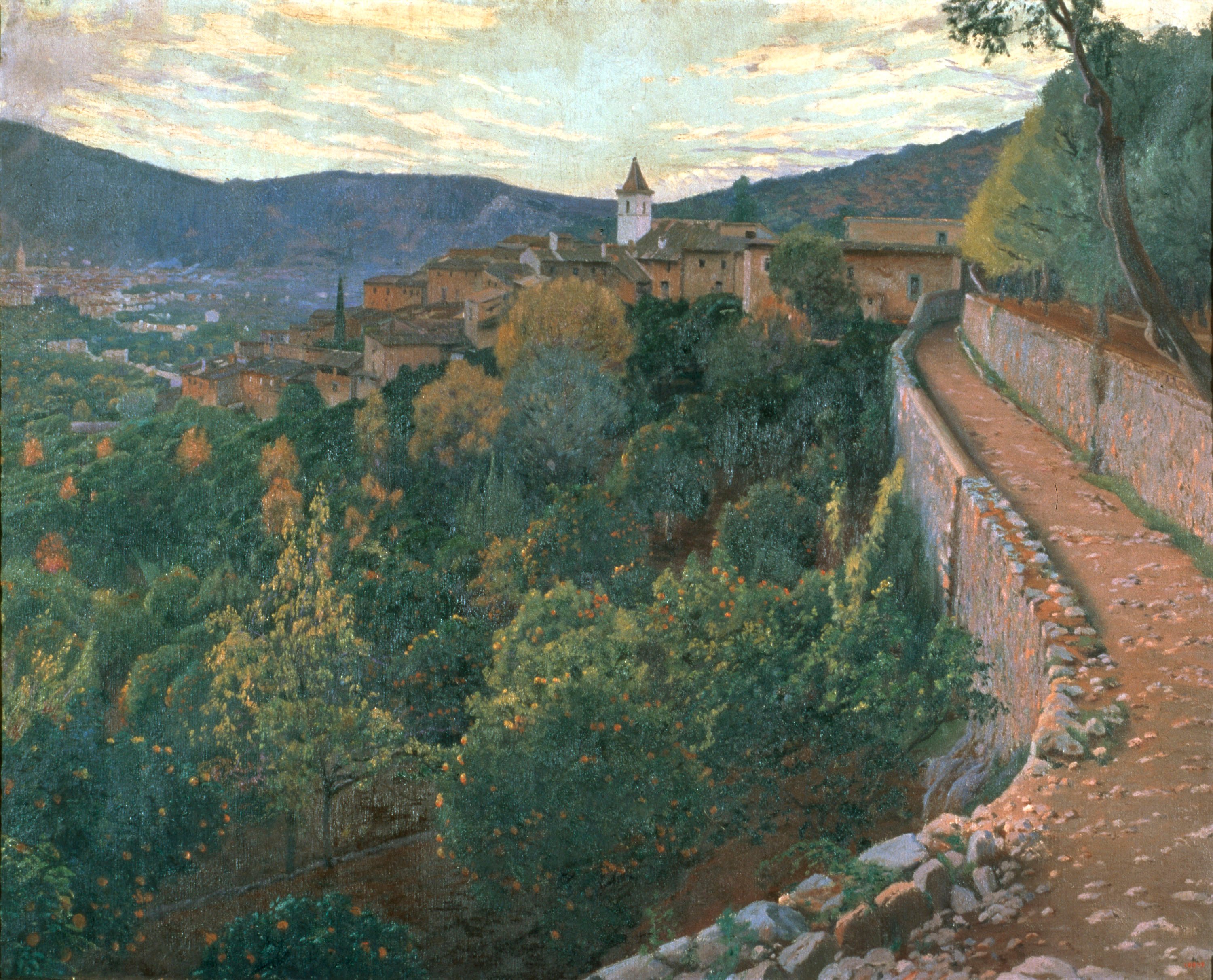 image for: Santiago Rusiñol - Capvespre - Mallorca, 1906
