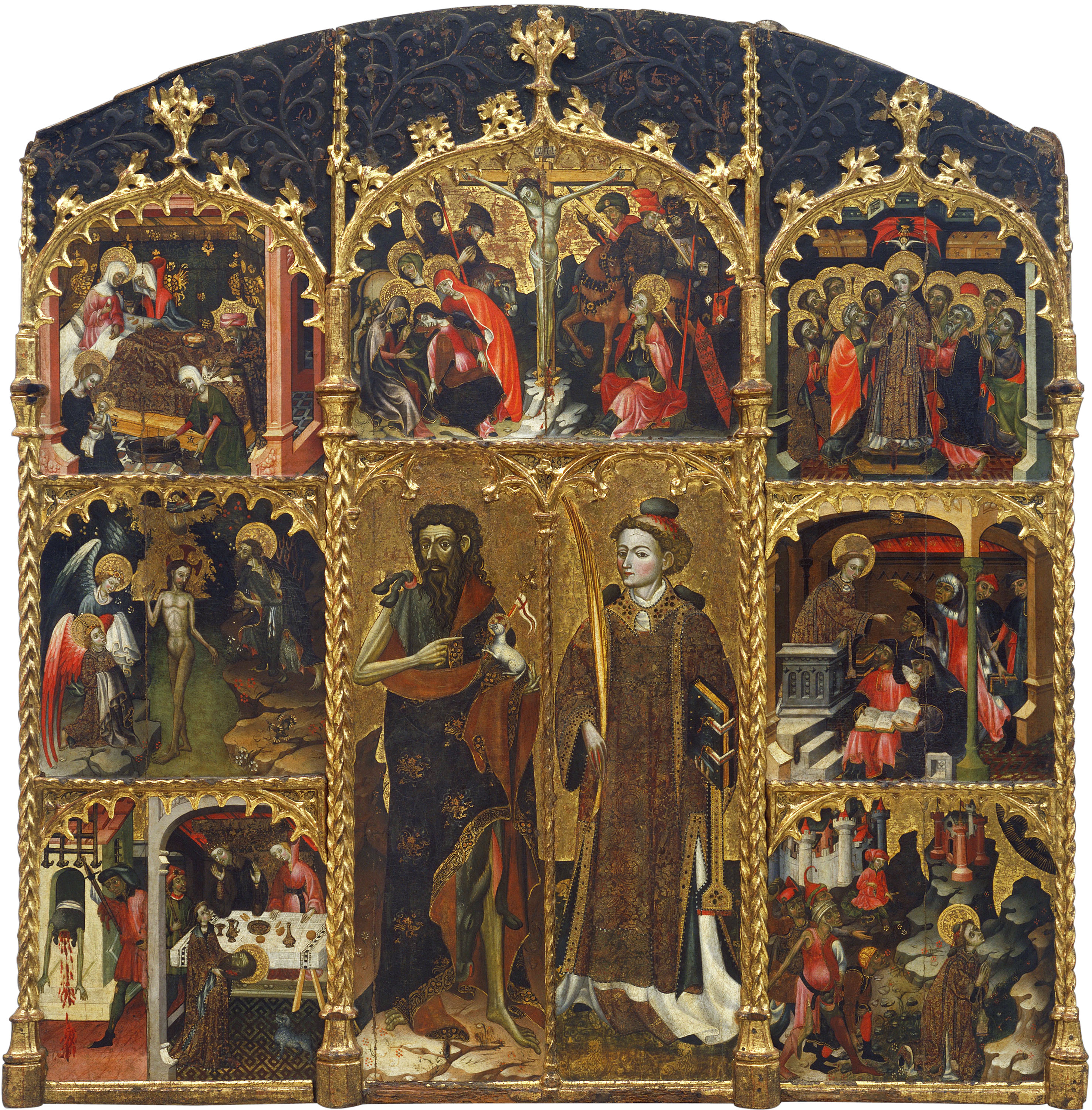 image for: Mestre de Badalona - Retaule de sant Joan Baptista i sant Esteve - Primer terç del segle XV