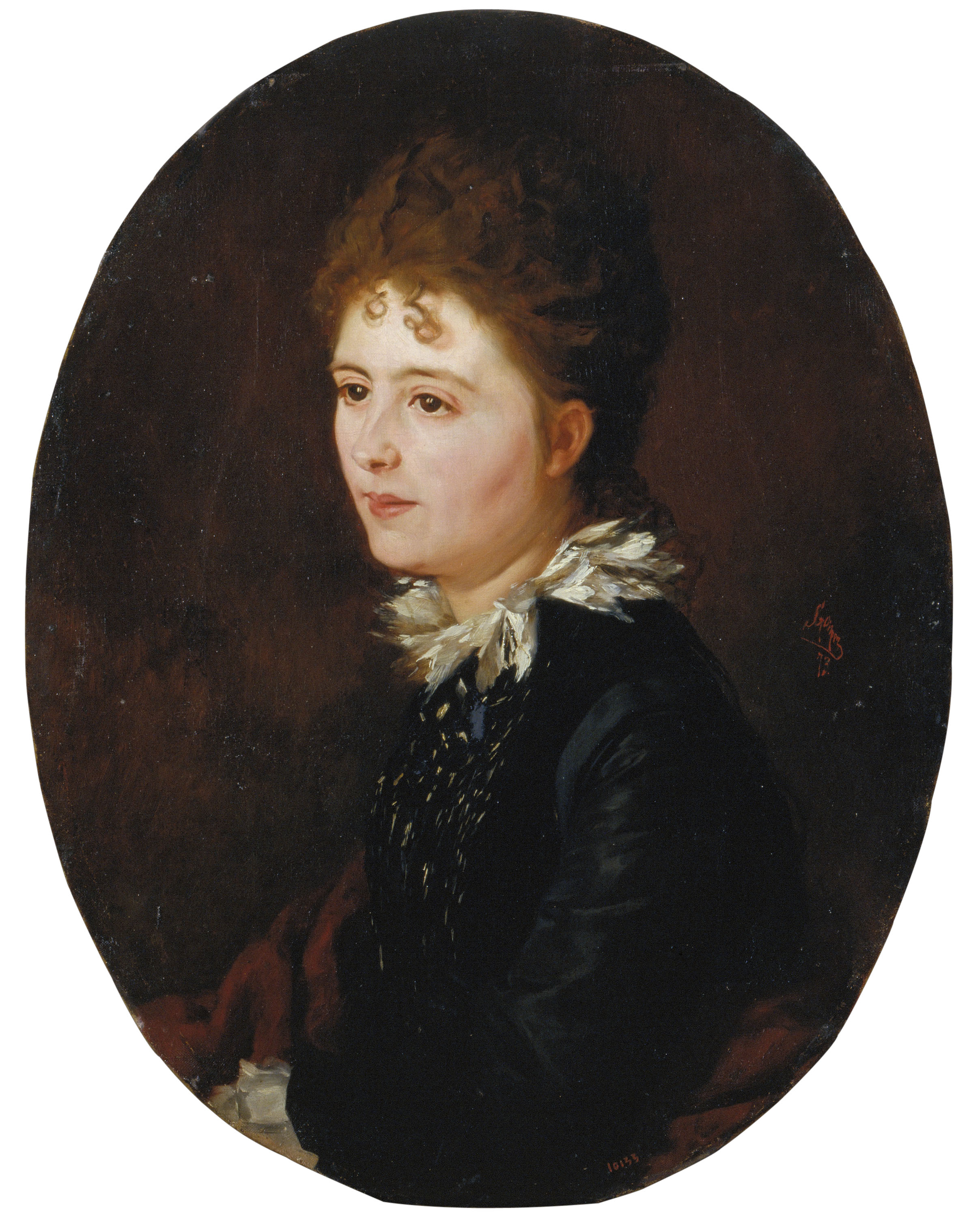 image for: Simó Gómez - Retrat de dona - 1873