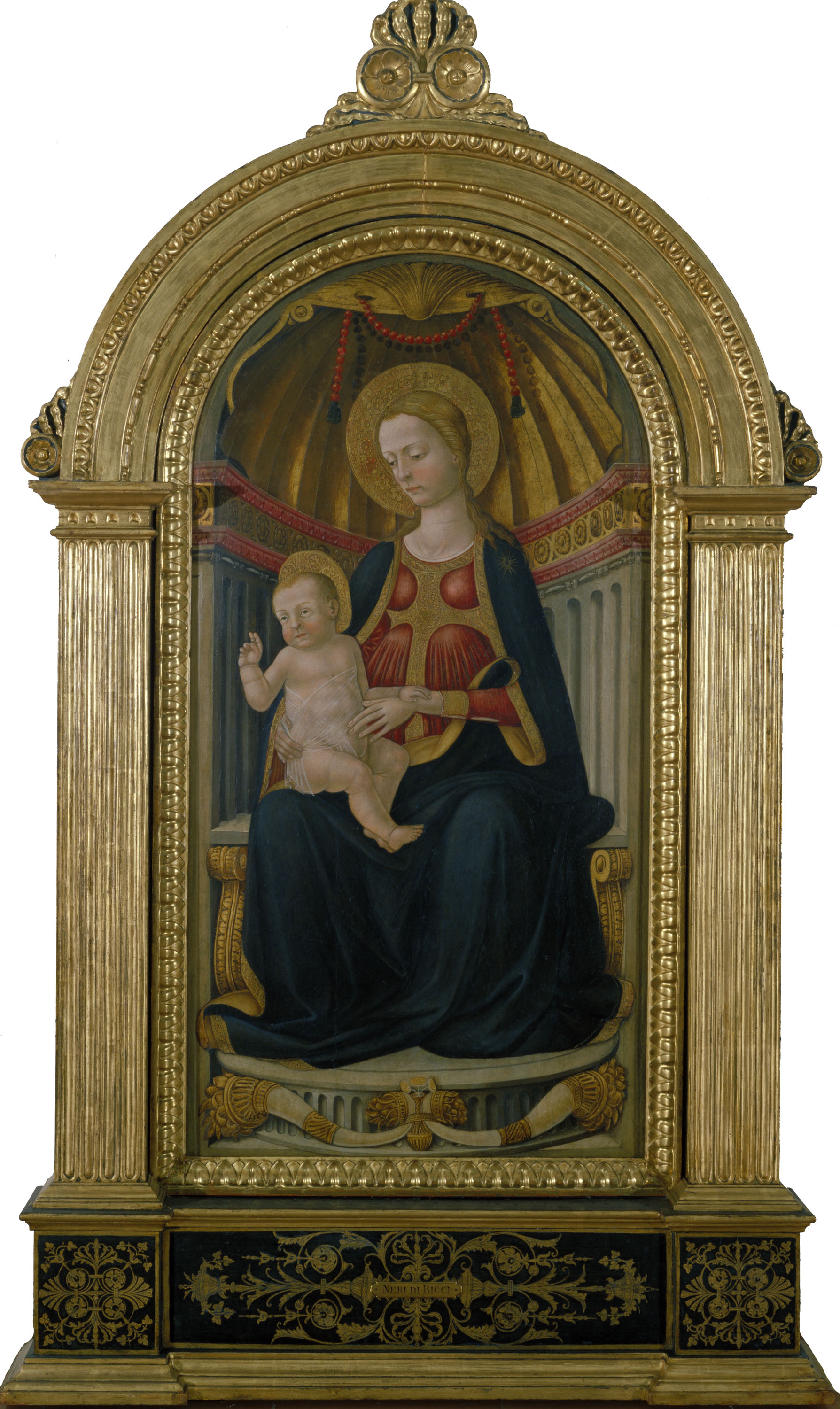 image for: Neri di Bicci - Mare de Déu amb el Nen Jesús en el tron - Segle XV