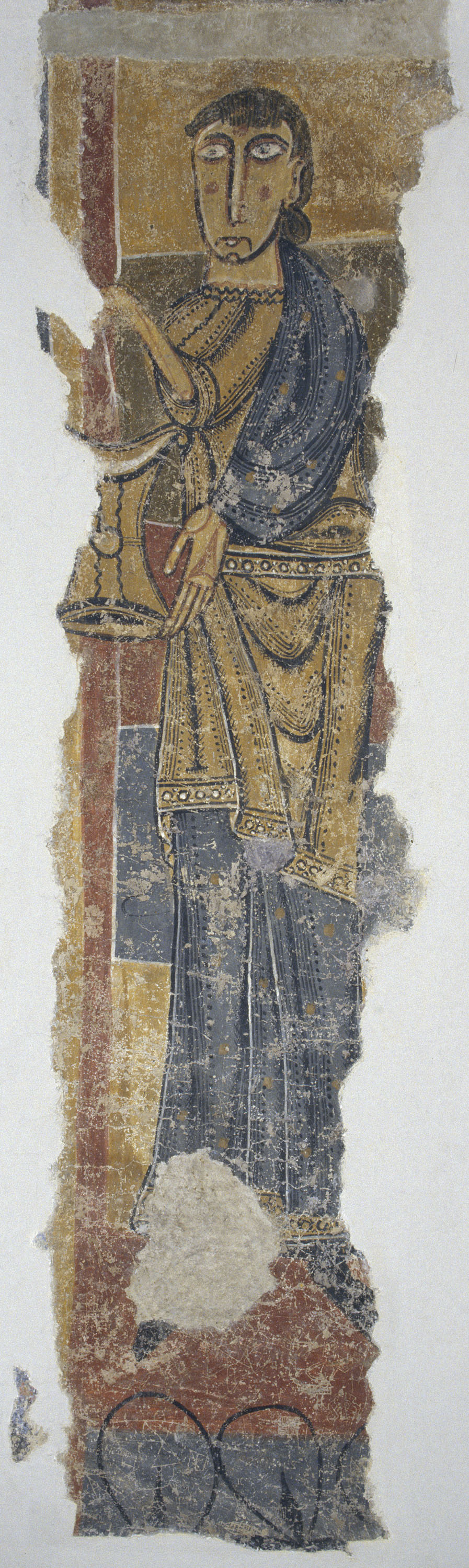 image for: Mestre del Judici Final - Figura amb un vas de Santa Maria de Taüll - Després de 1123