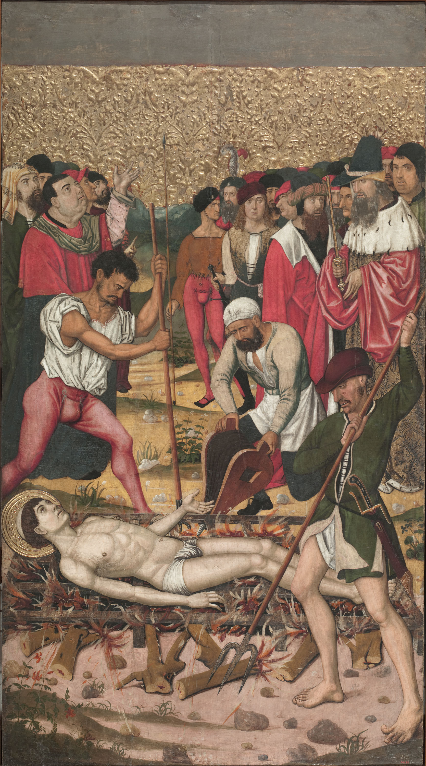 image for: Mestre de Castelsardo - Sant Vicenç a les graelles - Entre 1500-1510