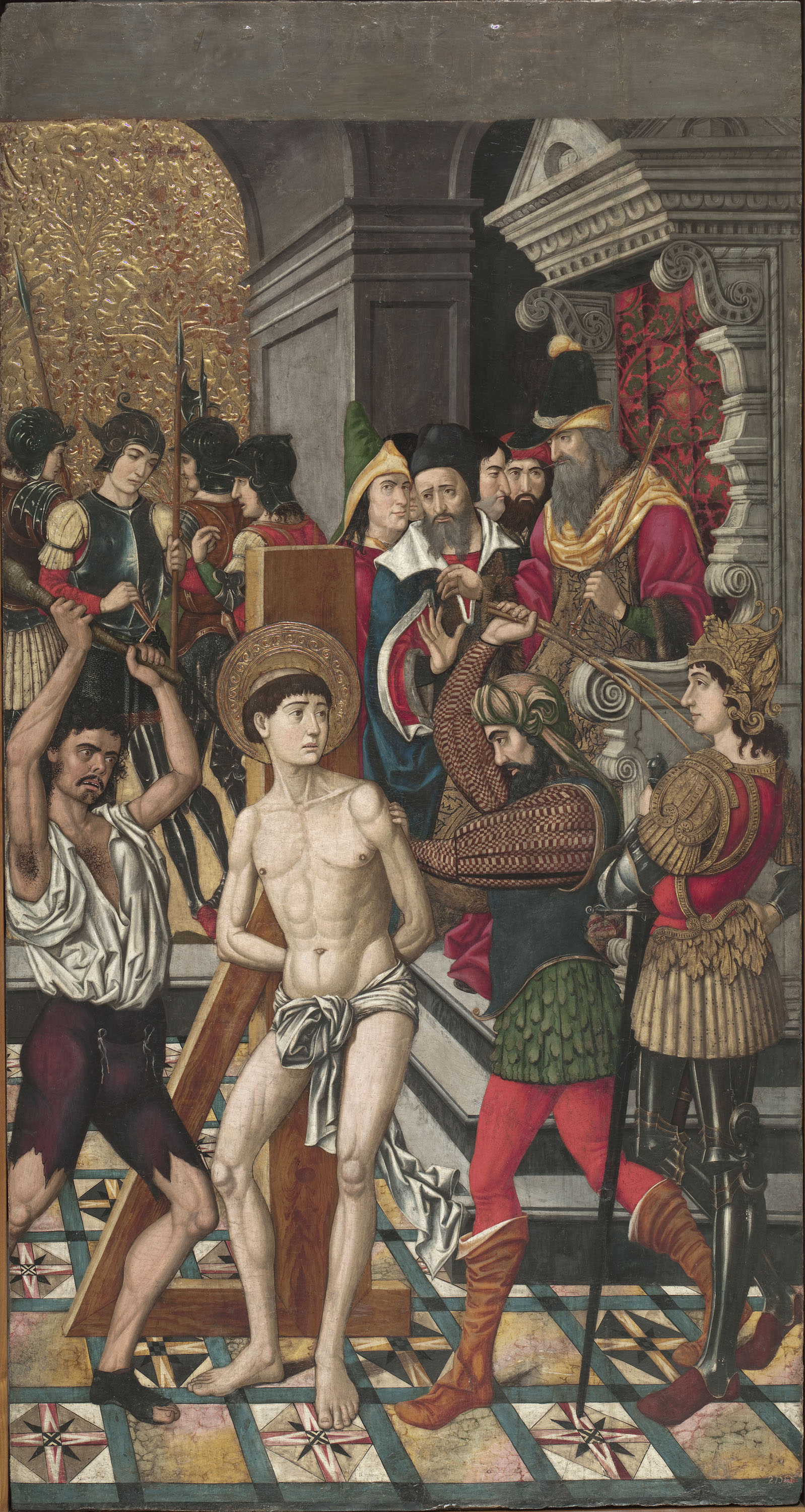 image for: Mestre de Castelsardo - Flagel·lació de sant Vicenç - Entre 1500-1510