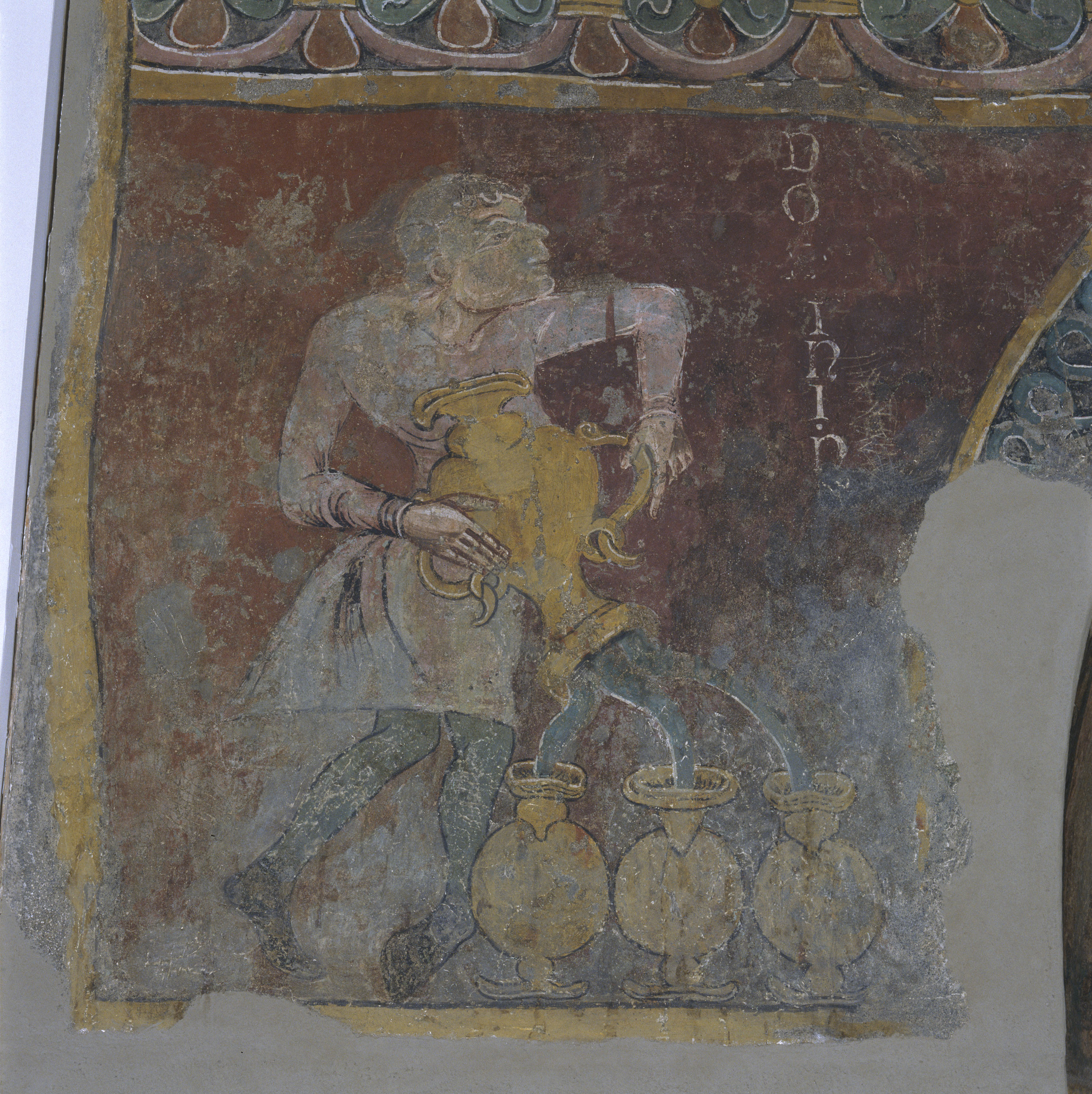 image for: Mestre de Sant Esteve d'Andorra - Fornícula i fragment del mur nord de Sant Esteve d'Andorra - Cap a 1200-1210 [3]