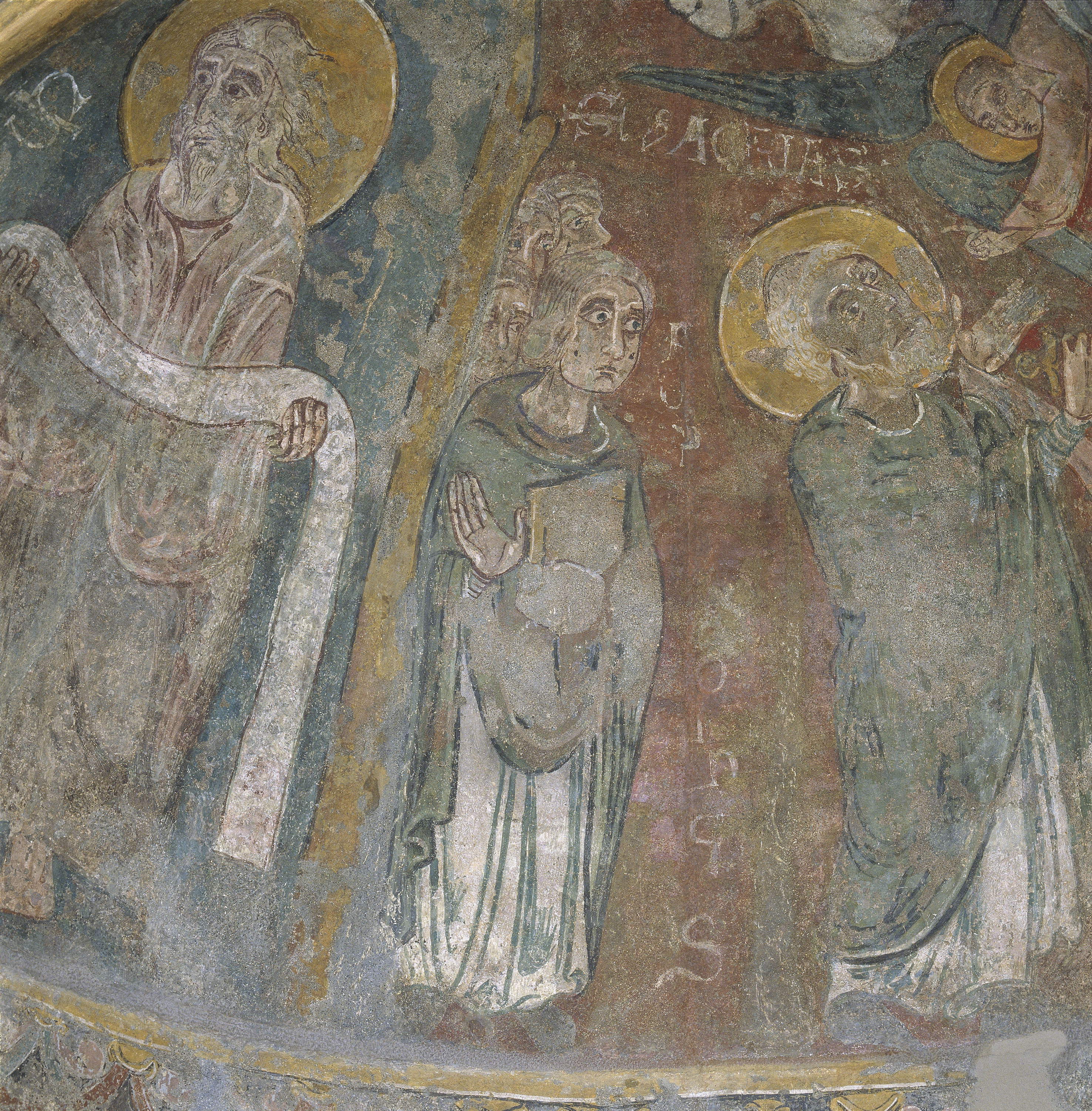 image for: Mestre de Sant Esteve d'Andorra - Fornícula i fragment del mur nord de Sant Esteve d'Andorra - Cap a 1200-1210 [5]