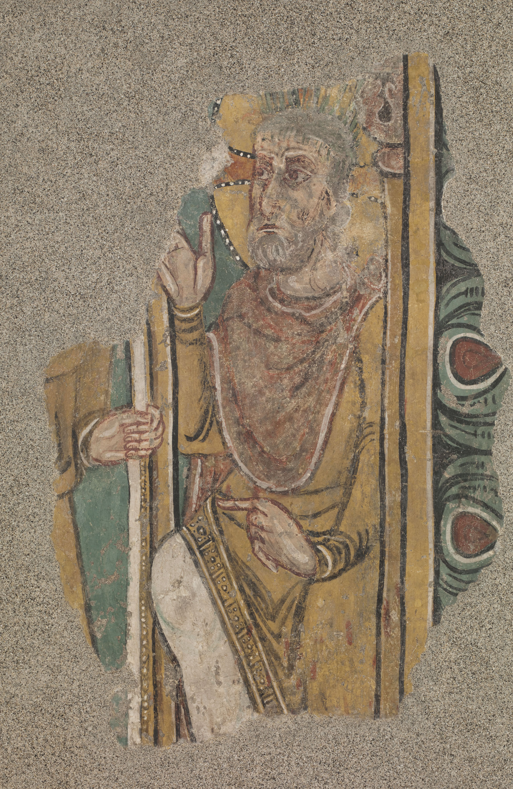 image for: Mestre de Sant Esteve d'Andorra - Crist de la coronació d'espines de Sant Esteve d'Andorra - Cap a 1200-1210