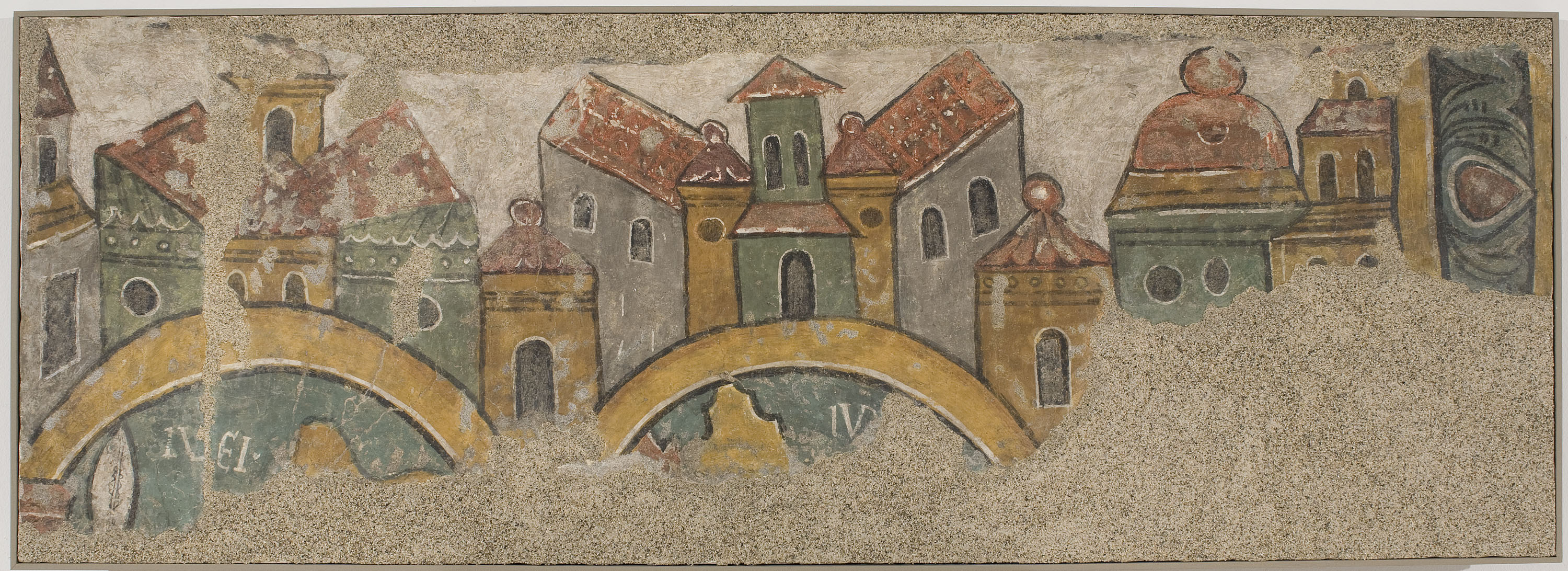 image for: Mestre de Sant Esteve d'Andorra - Fris amb la ciutat de Jerusalem de Sant Esteve d'Andorra  - Cap a 1200-1210