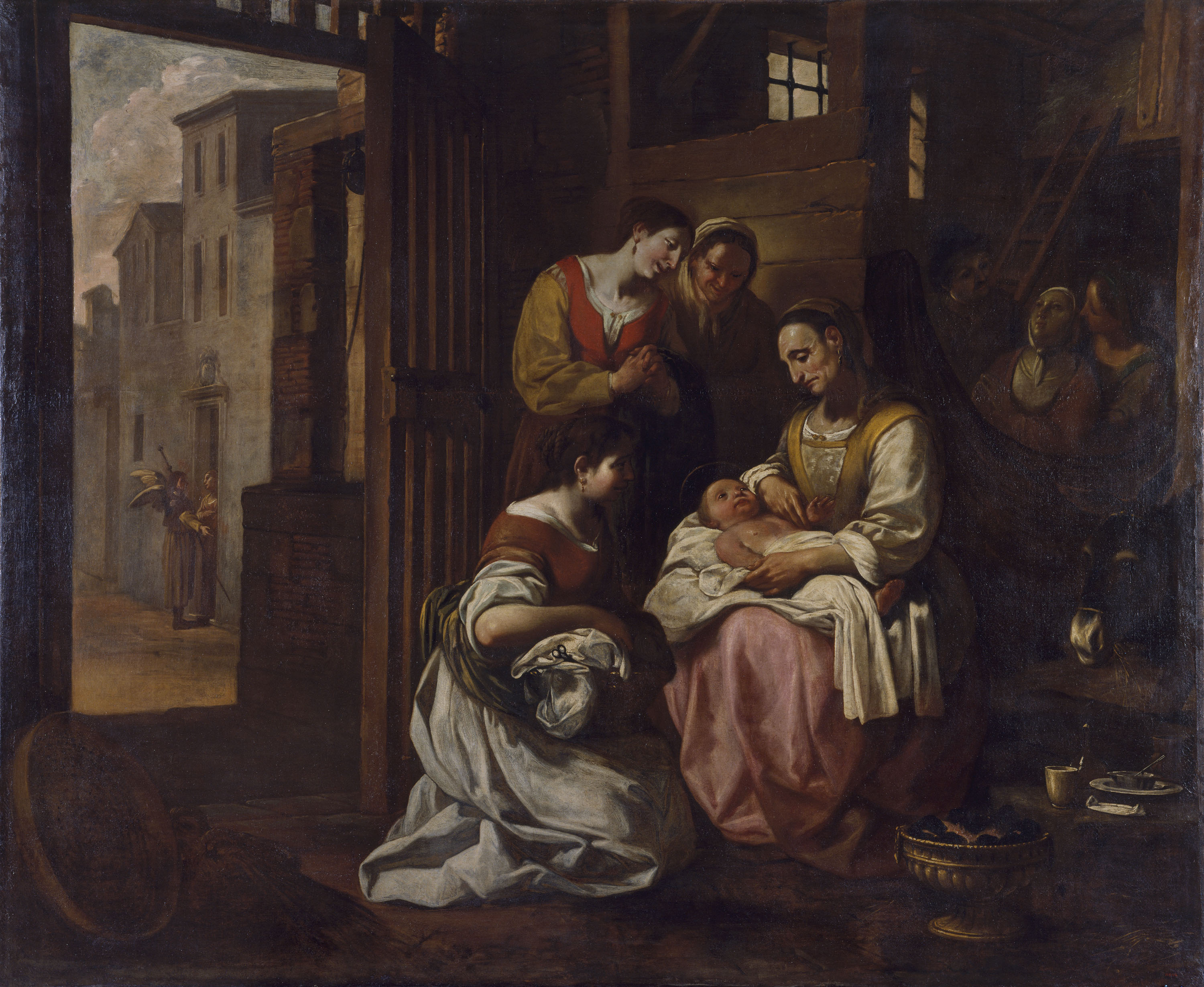 image for: Antoni Viladomat - Naixement de sant Francesc - Cap a 1729-1733