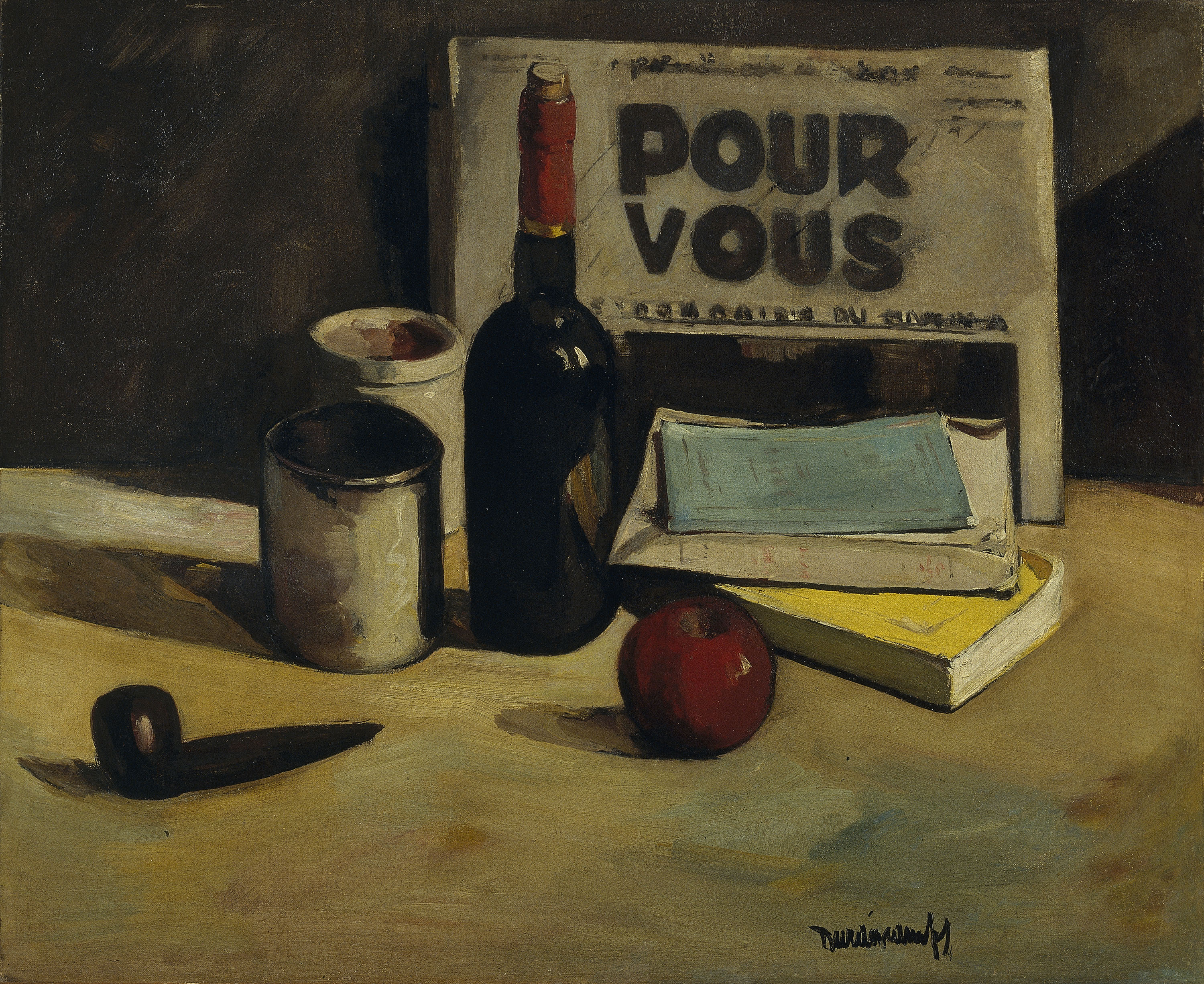 image for: Rafael Durancamps - Natura morta amb pipa - Cap a 1933