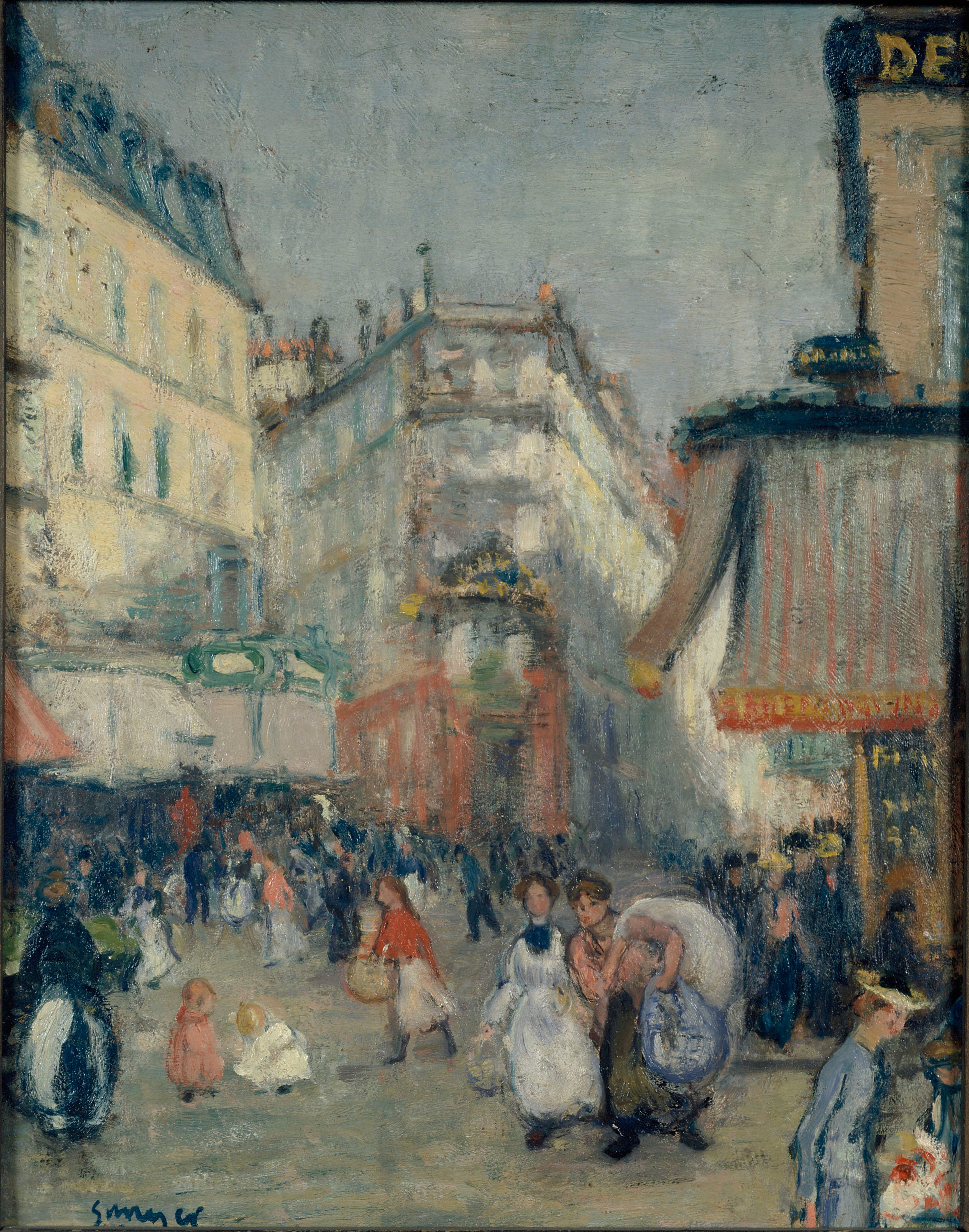 image for: Joaquim Sunyer - Carrer de París - París, 1902