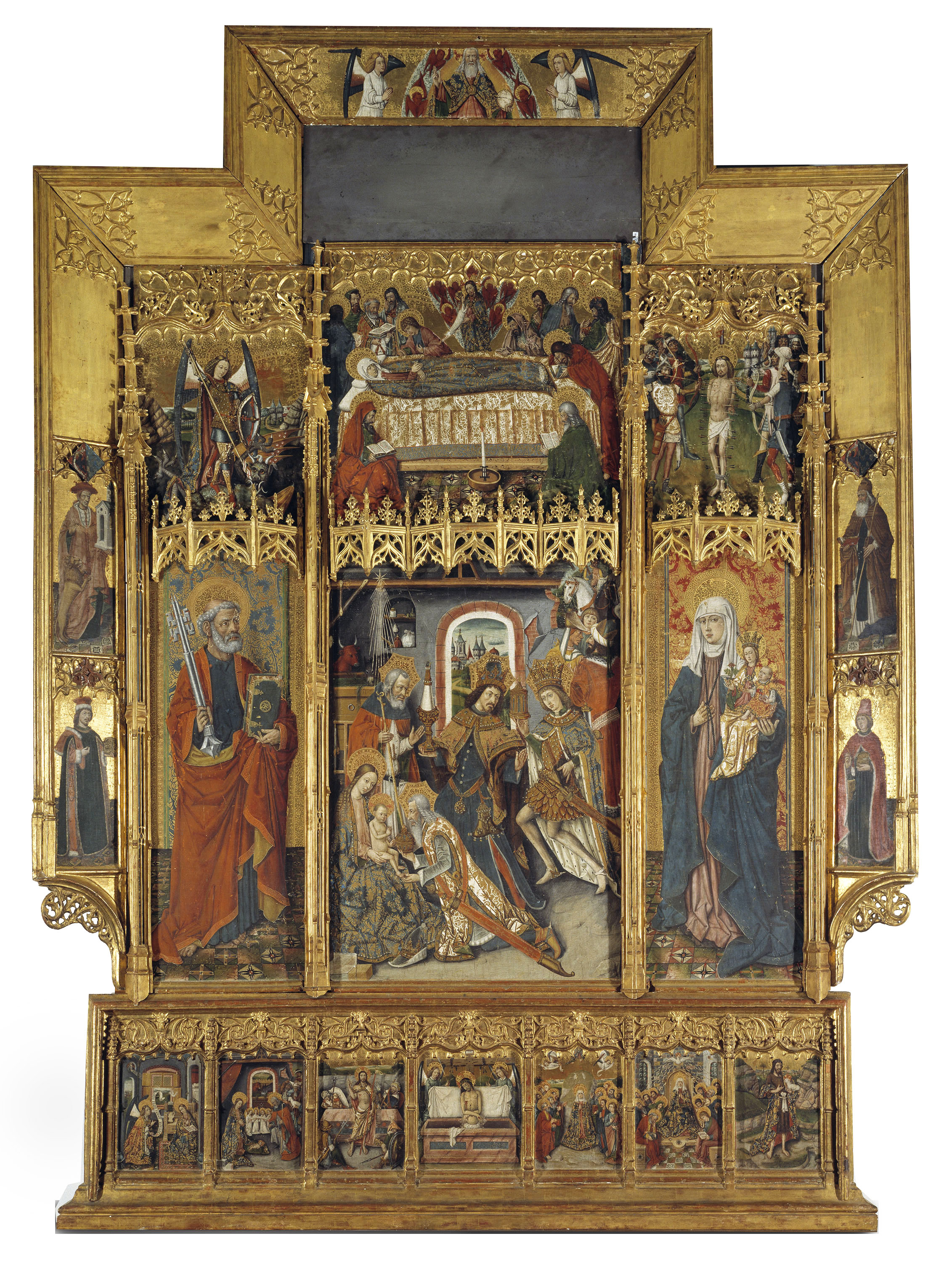 image for: Joan Reixach - Retaule de l'Epifania - Cap a 1469