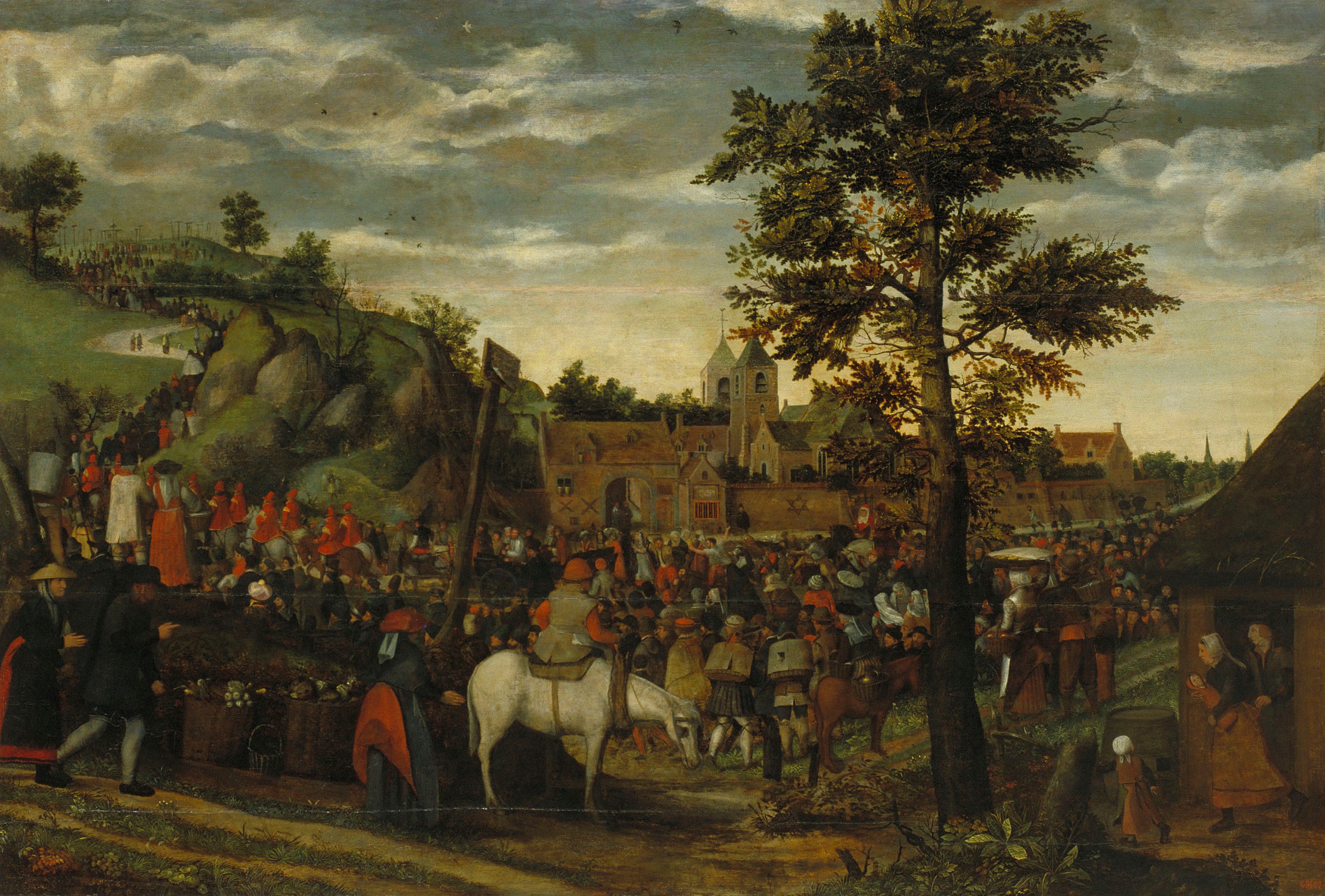 image for: Hans van Wechelen - Camí del Calvari - Cap a 1550