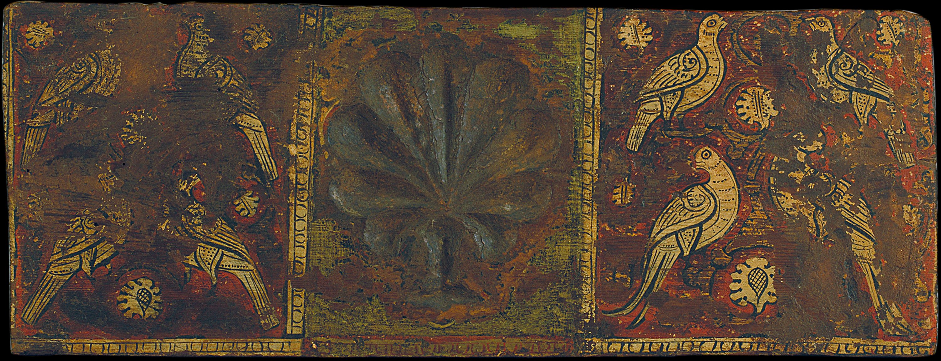 image for: Anònim. Catalunya - Taula d'enteixinat amb palmeta i ocells - Cap a 1300