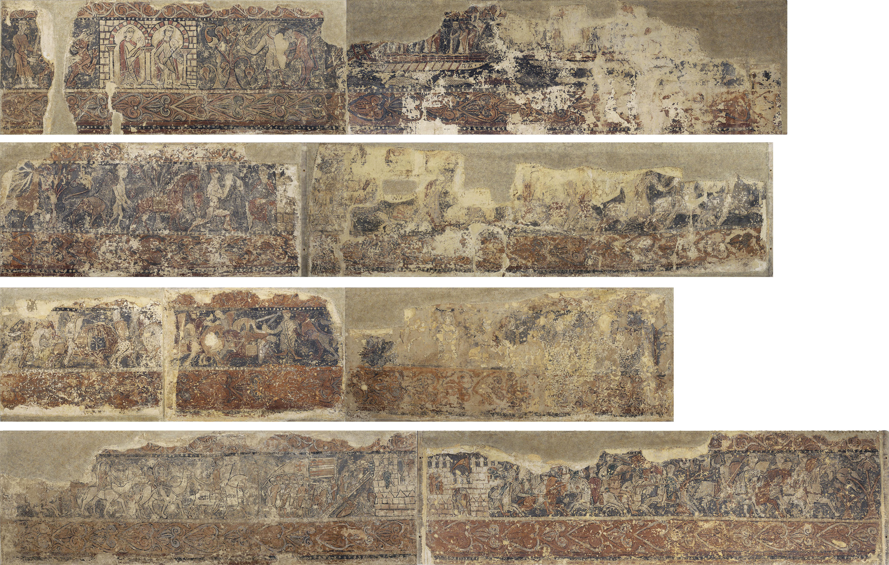 image for: Anònim. Aragó - Pintures profanes de Sixena - Cap a 1200