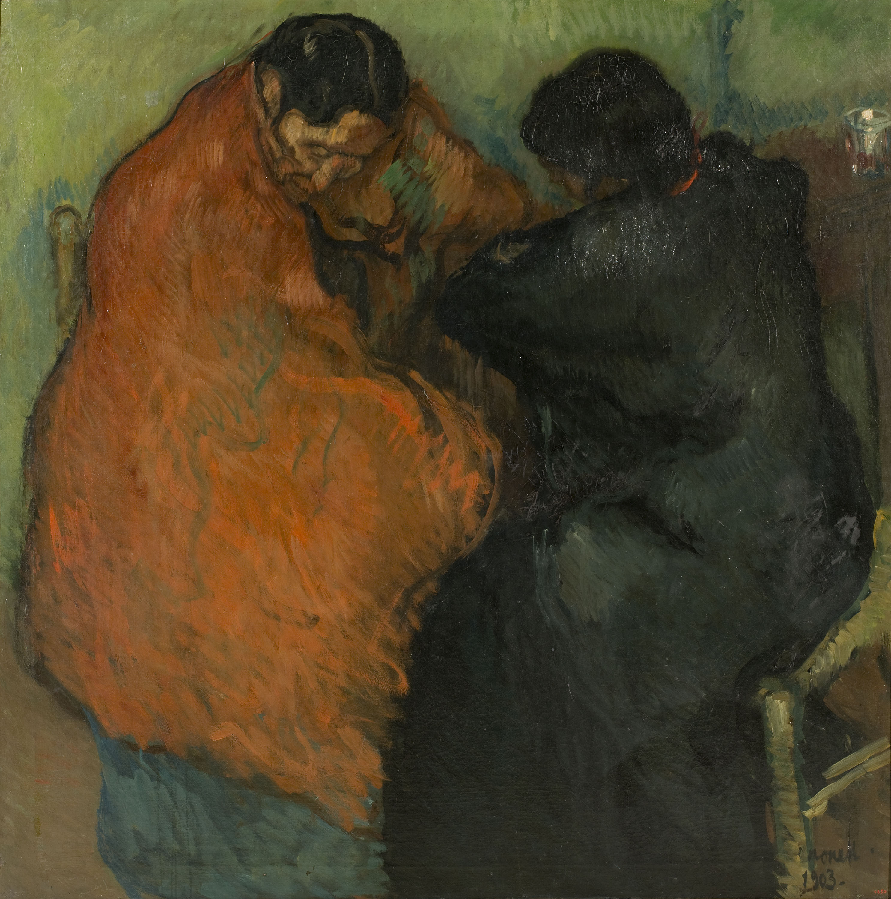 image for: Isidre Nonell - Dues gitanes - Barcelona, 1903