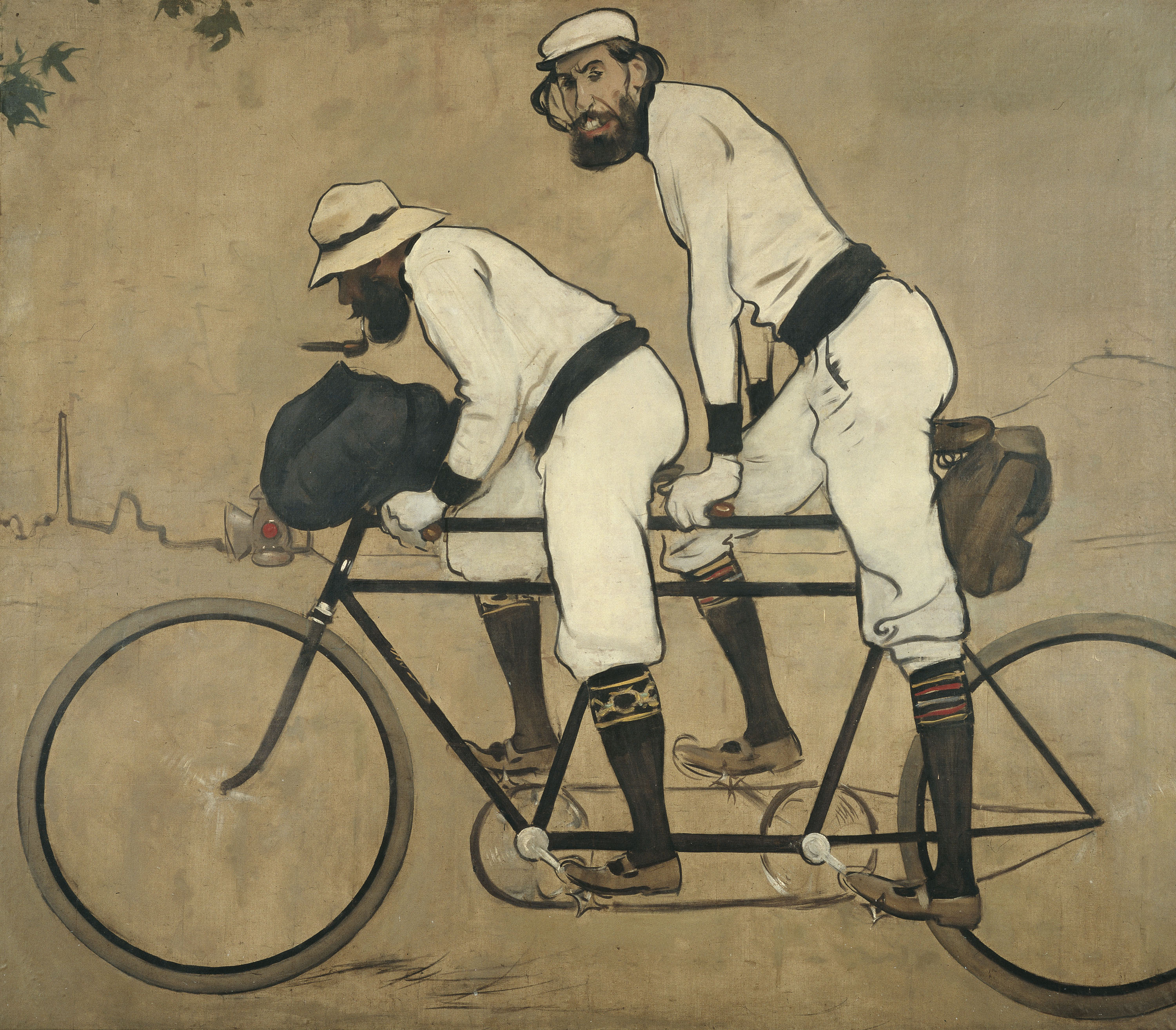 image for: Ramon Casas - Ramon Casas i Pere Romeu en un tàndem - Barcelona, 1897