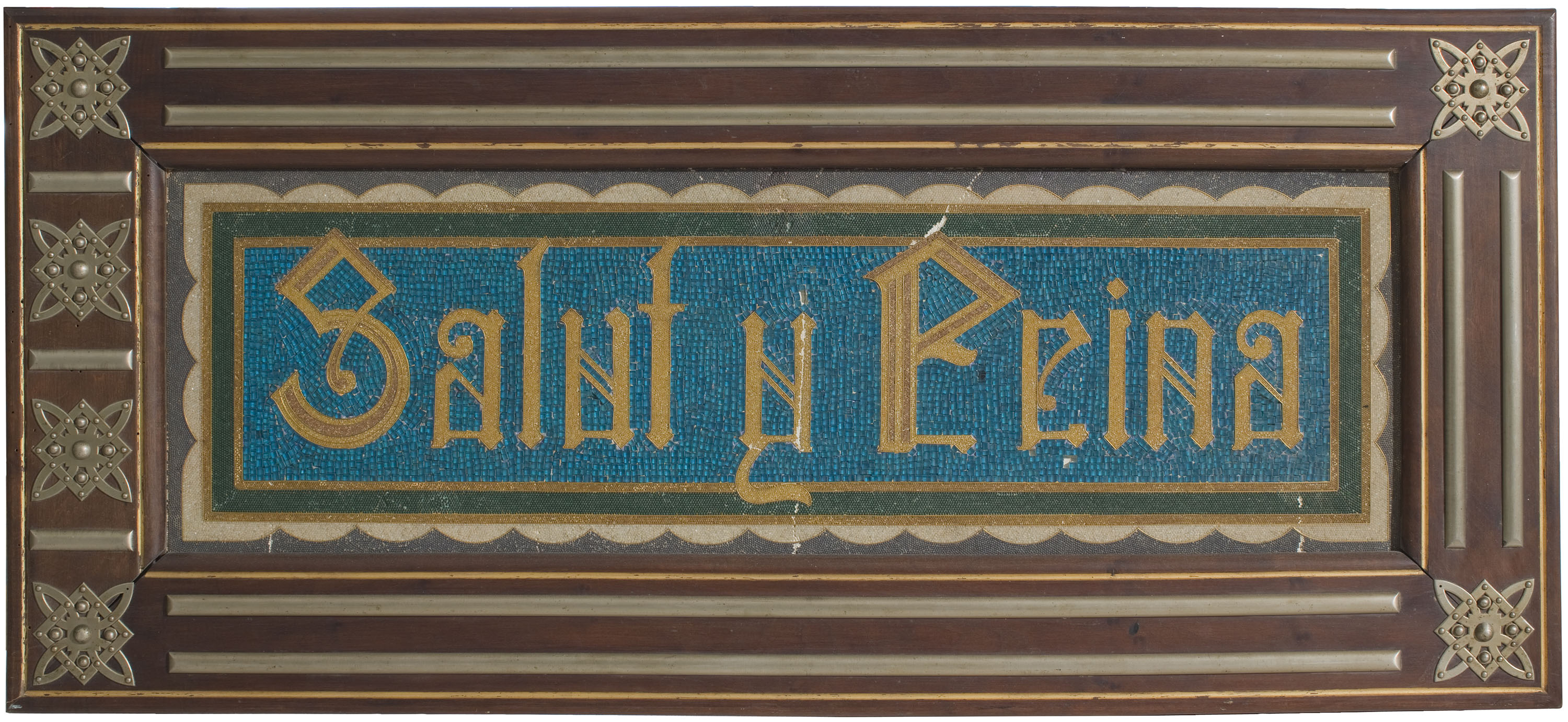 image for: Frederic Vidal - Plafó amb la inscripció «Salut i Feina» - Cap a 1900