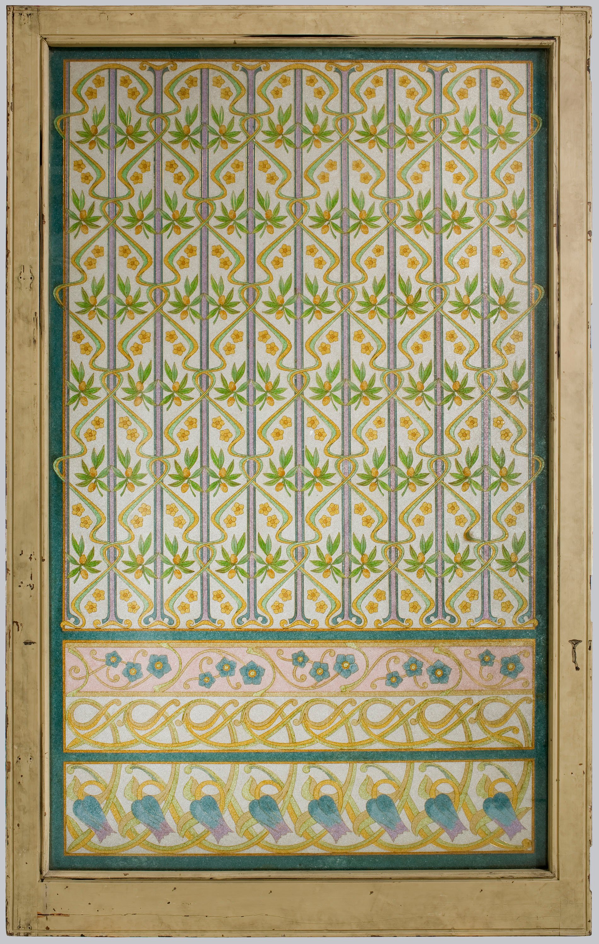 image for: Frederic Vidal - Finestra vidriera - Cap a 1900