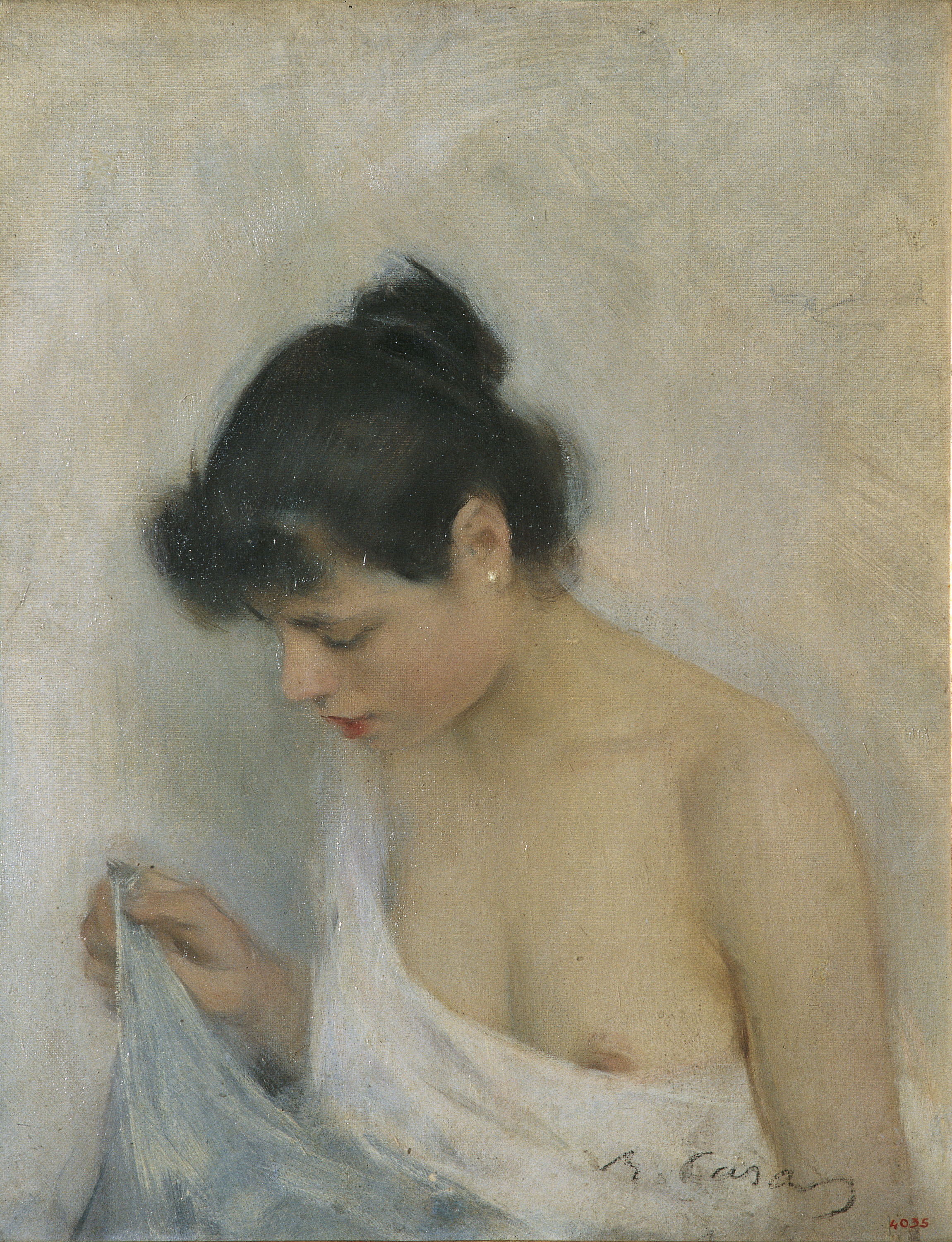 image for: Ramon Casas - Estudi - Cap a 1893