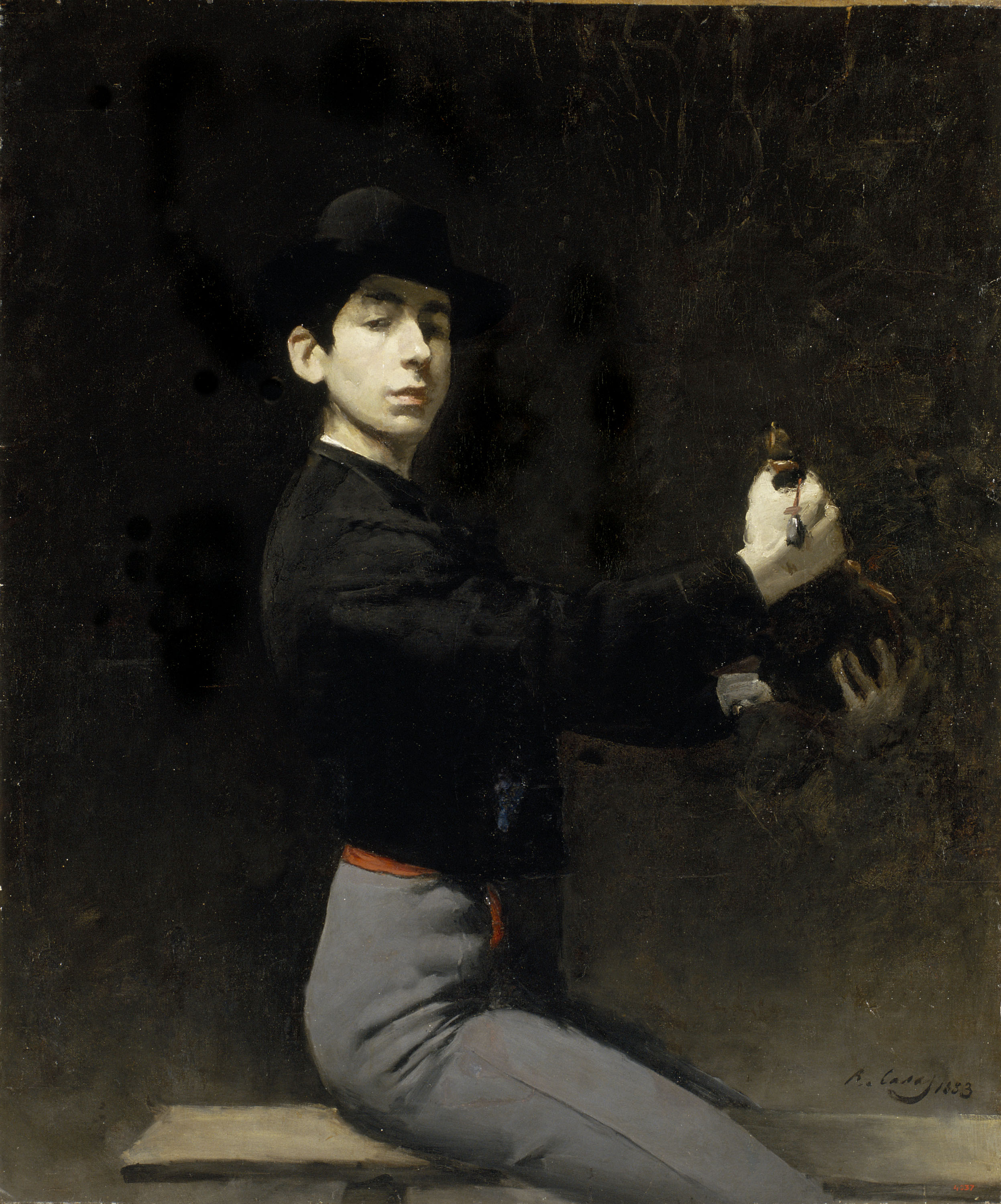 image for: Ramon Casas - Autoretrat - París, 1883