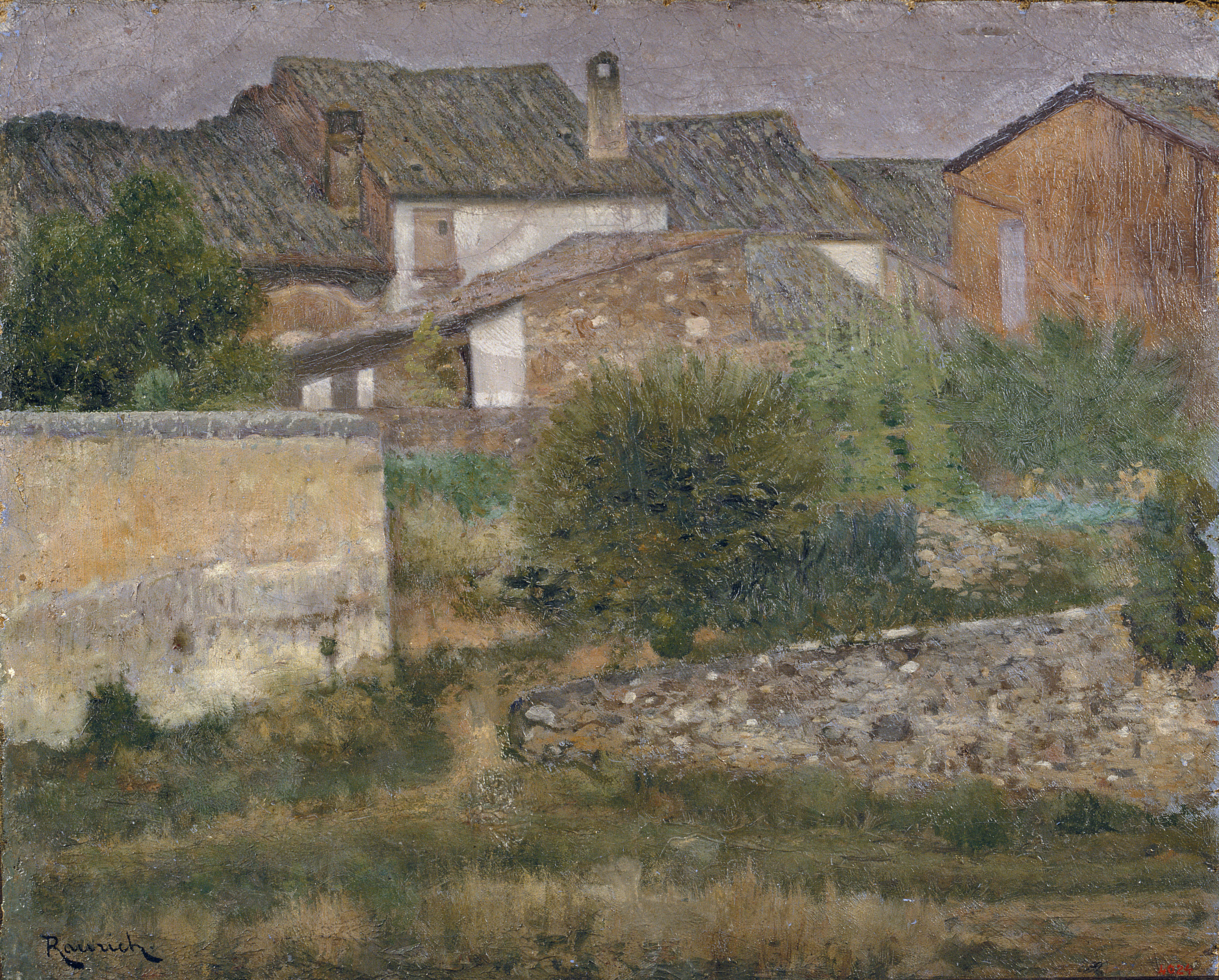 image for: Nicolau Raurich - Un racó de Sant Cugat del Vallès - Cap a 1906