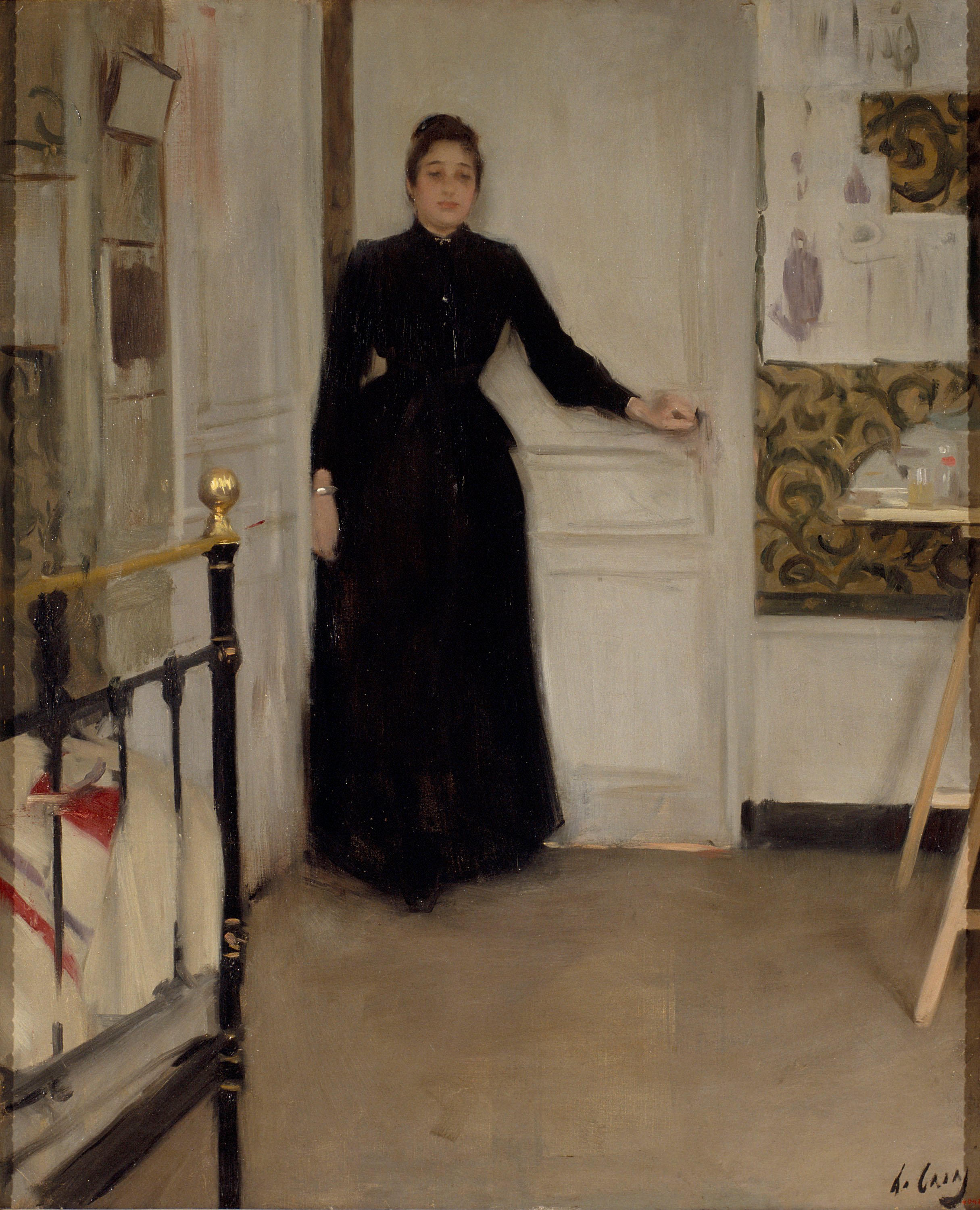 image for: Ramon Casas - Interior - Cap a 1890