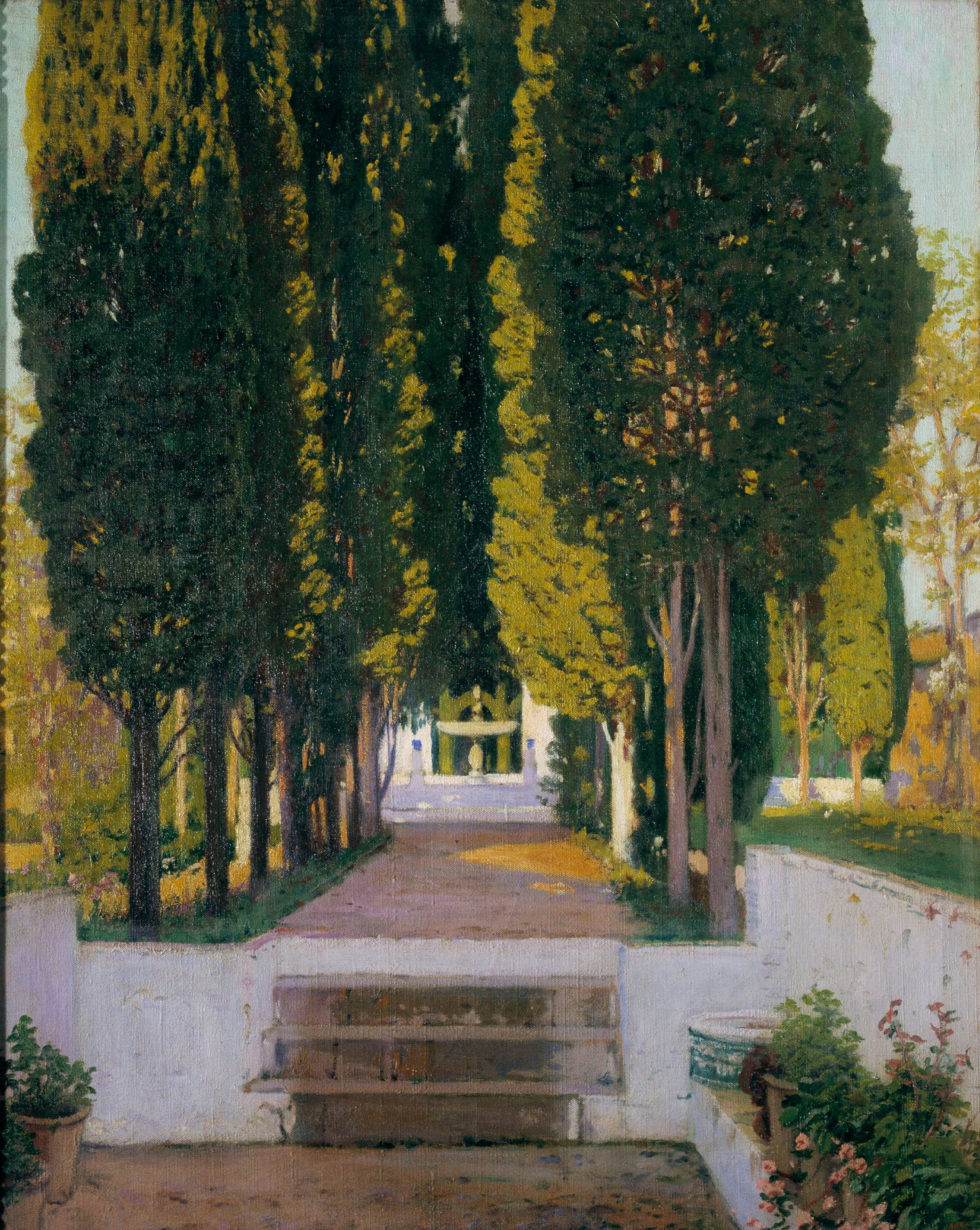 image for: Santiago Rusiñol - Jardí del Generalife - Granada, 1909