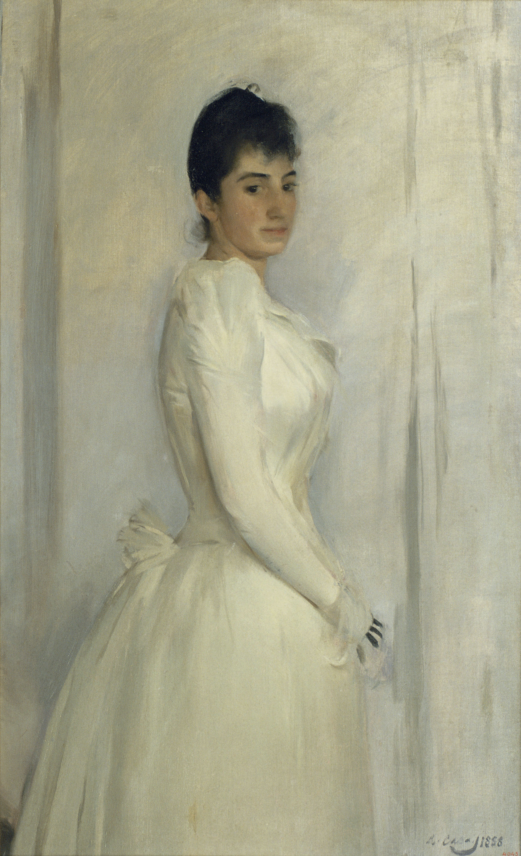 image for: Ramon Casas - Retrat de Montserrat Carbó - Barcelona, 1888