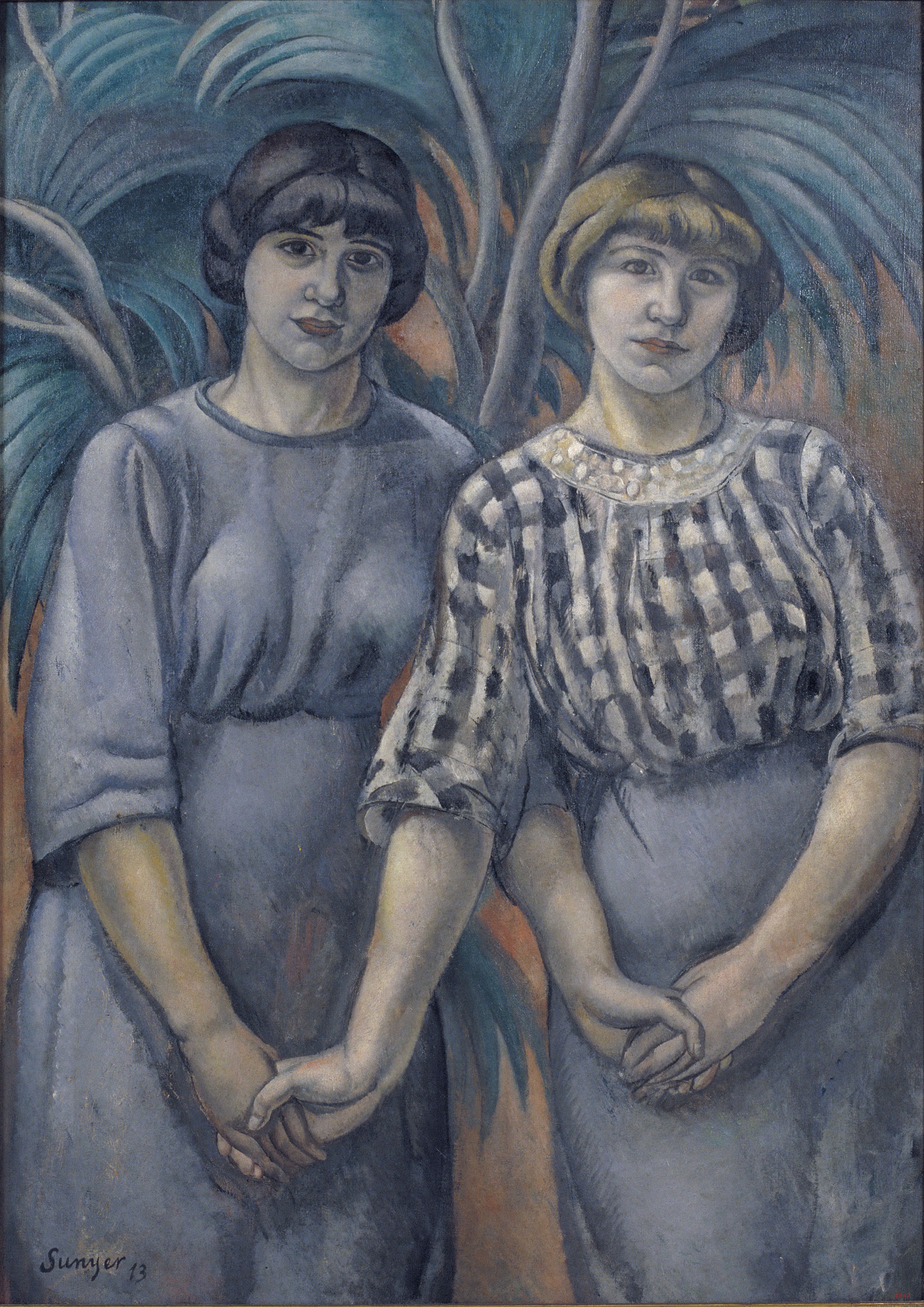 image for: Joaquim Sunyer - Les germanes Ribas - Sitges, 1913