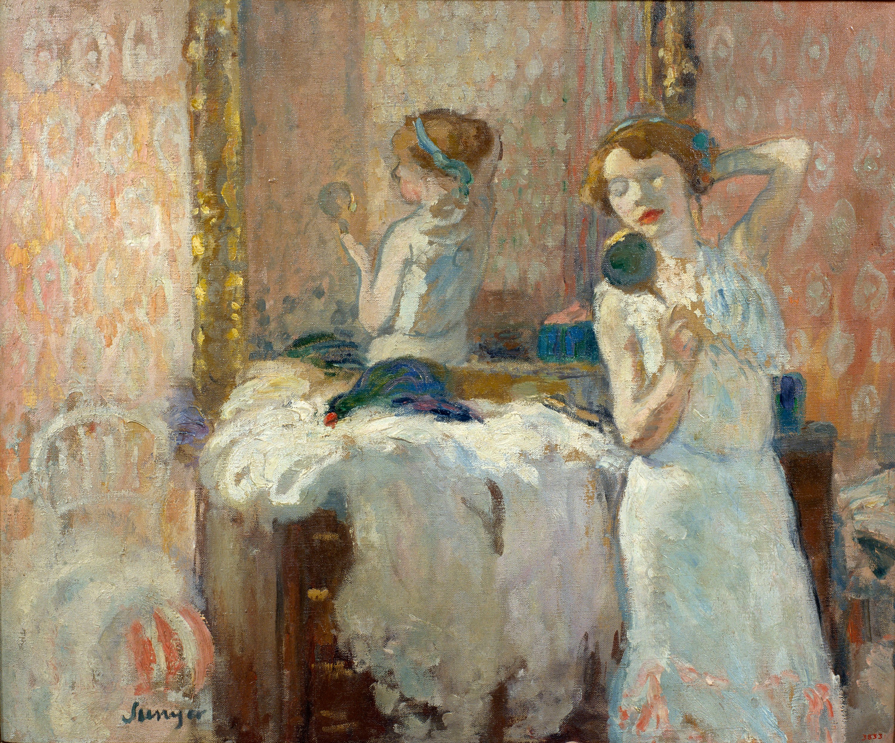 image for: Joaquim Sunyer - Els miralls - Cap a 1905-1907